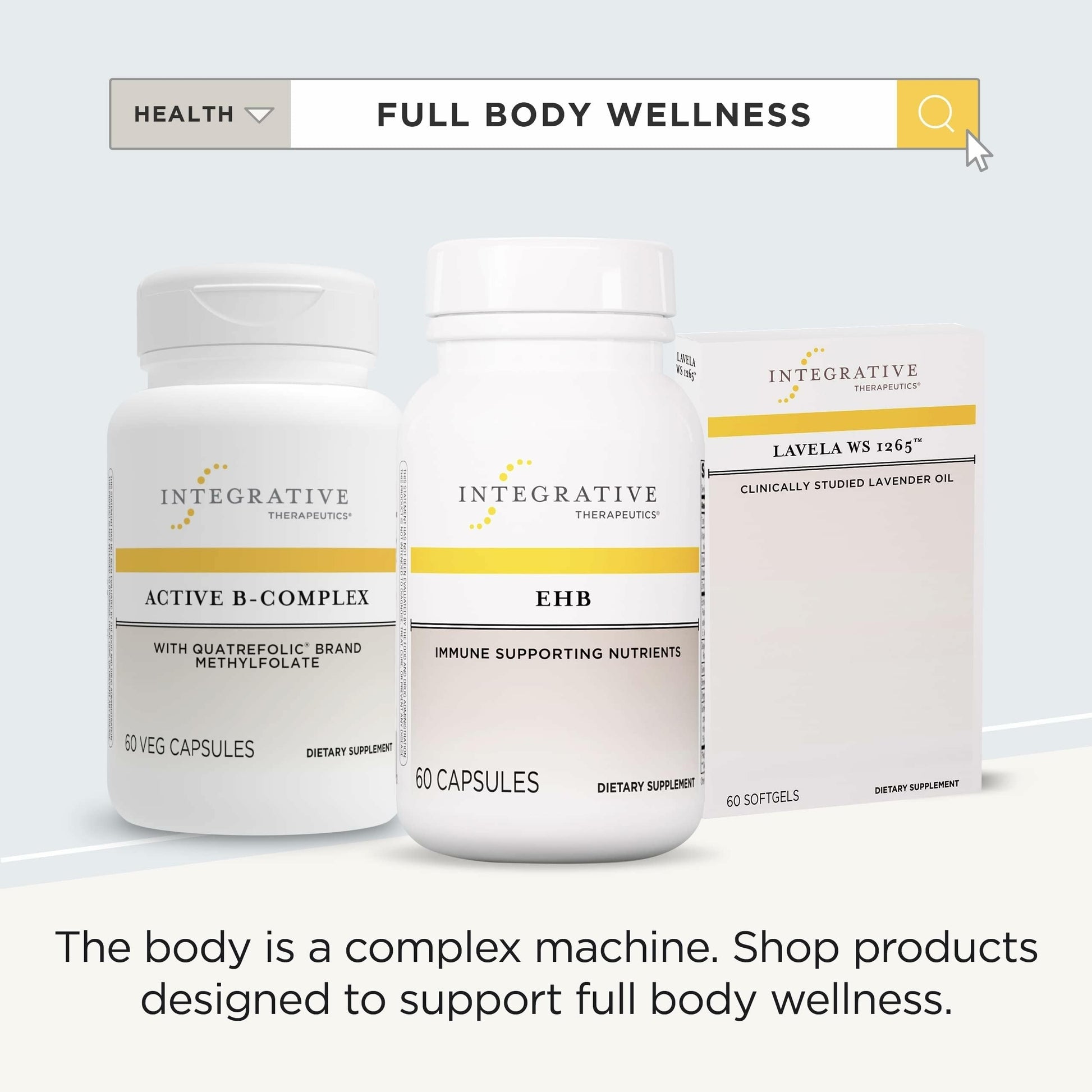 Integrative Therapeutics EHB - Immune Support Supplement with Vitamins A, C & B6* - Mineral Support with Zinc - Dairy-Free & Gluten-Free - 60 Capsules (20 Servings) Integrative Therapeutics buy supplements canada