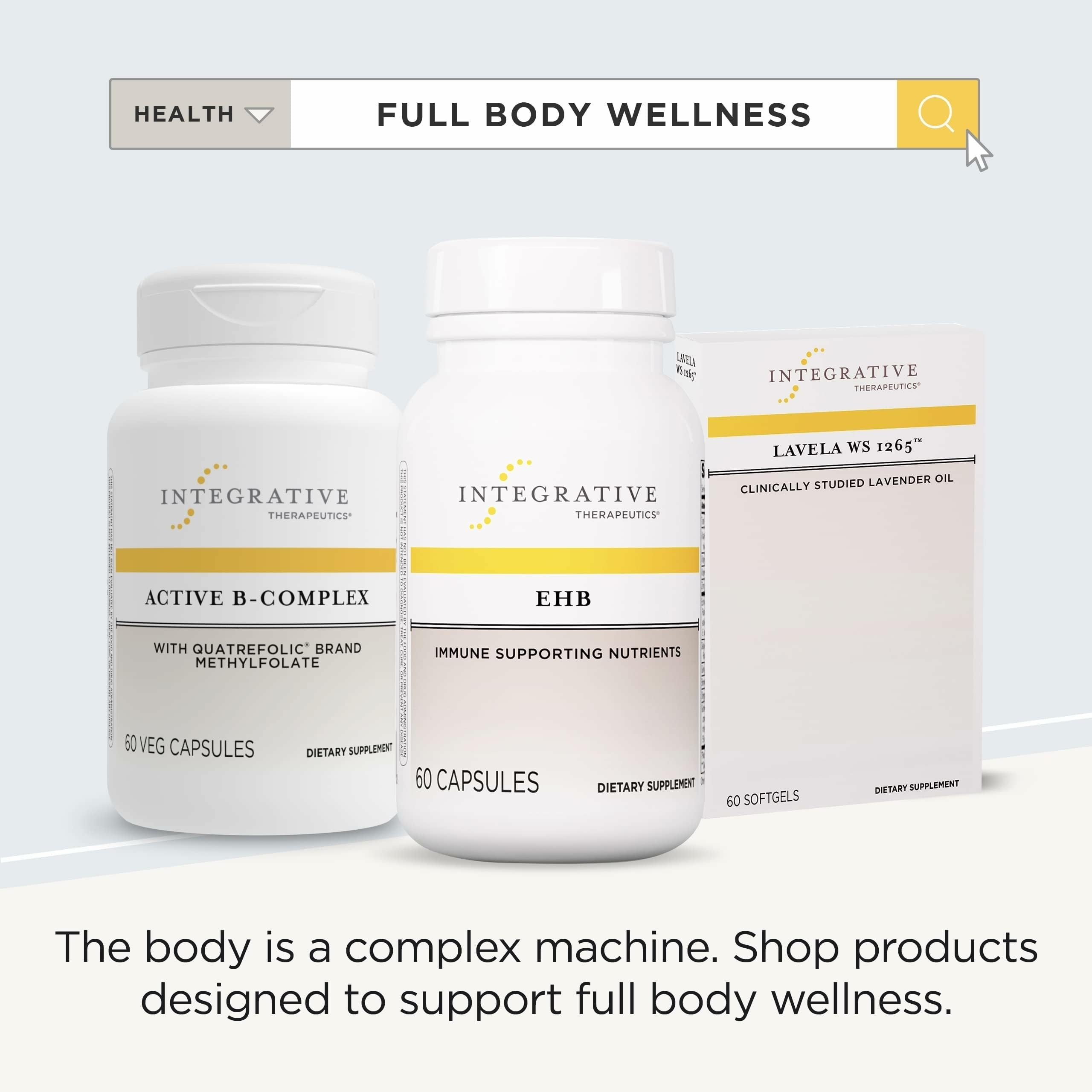 Integrative Therapeutics EHB - Immune Support Supplement with Vitamins A, C & B6* - Mineral Support with Zinc - Dairy-Free & Gluten-Free - 60 Capsules (20 Servings) Integrative Therapeutics buy supplements canada