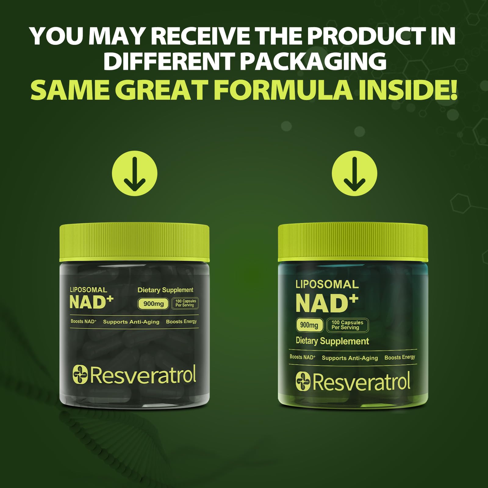 BOSNETHUINH NAD+ Supplement, NAD Nicotinamide Riboside Resveratrol, Liposomal NAD - NMNH Supplement Alternative for Anti-Aging, Mental Clarity & Cellular Energy 100 Capsules BOSNETHUINH buy supplements canada