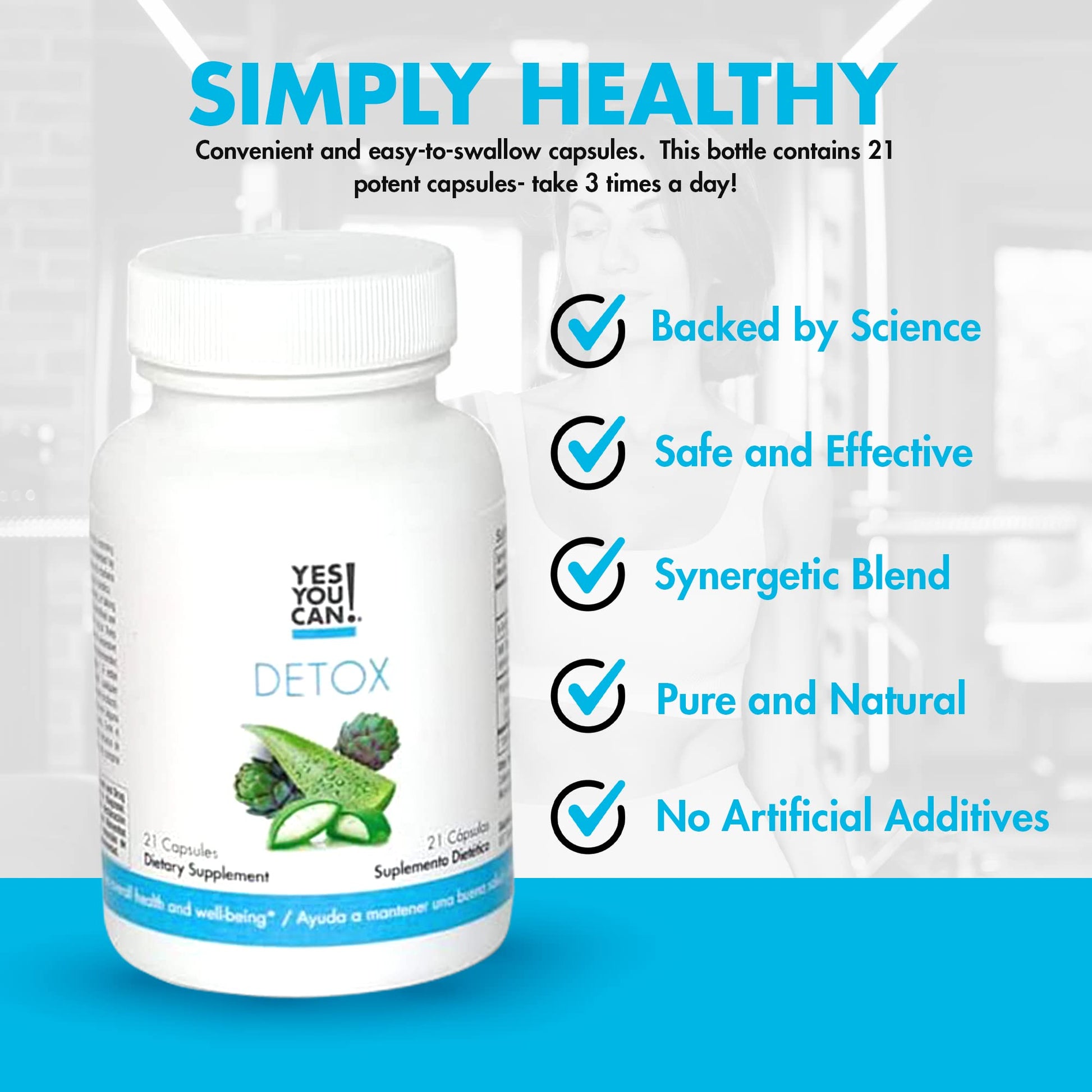 Yes You Can! Natural Detox Cleanse - Daily Cleanse Supplement for Men & Women Yes You Can! buy supplements canada