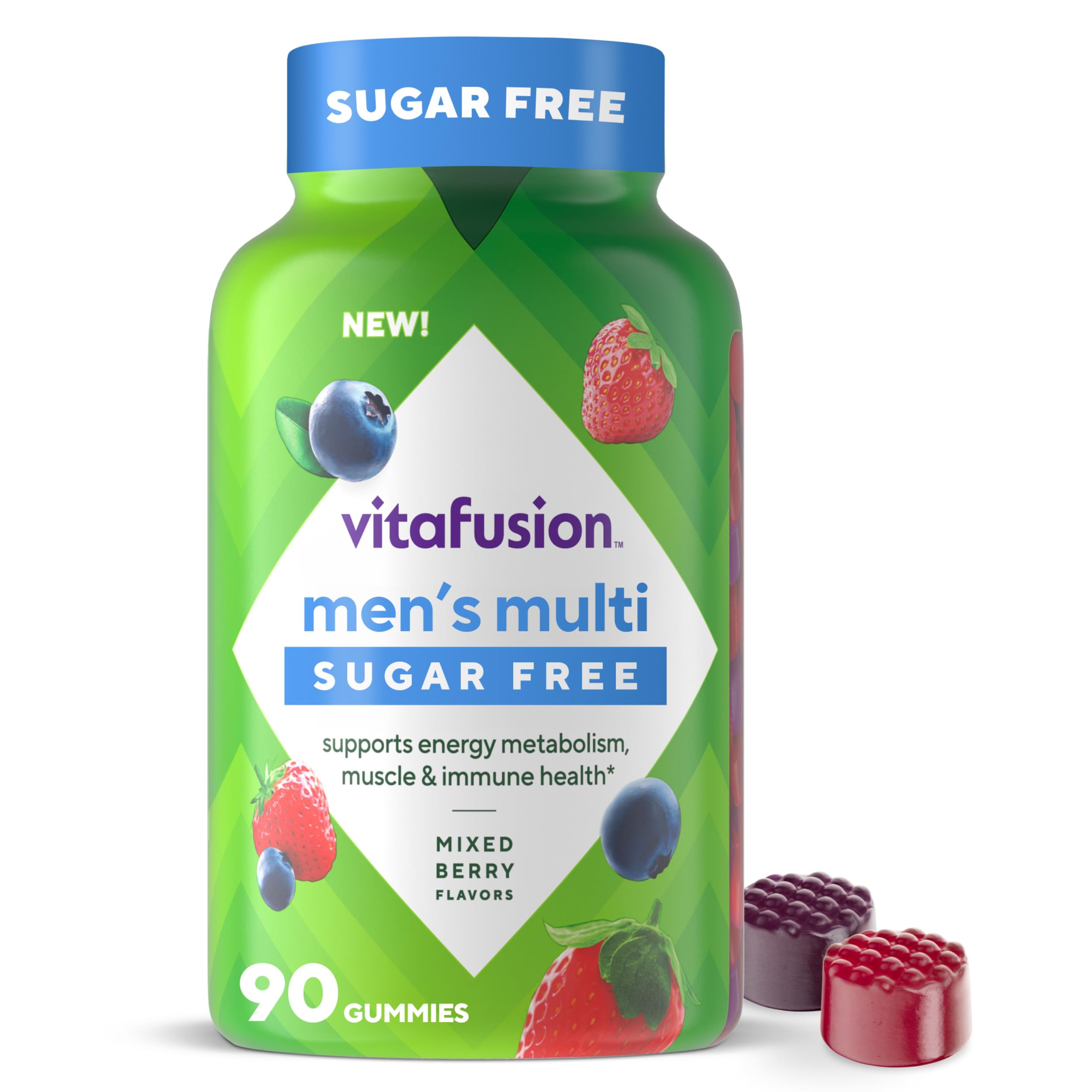 vitafusion Sugar Free Men’s Multi Daily Gummy Multivitamins, Supports Energy Metabolism, Muscle and Immune Health Vitafusion buy supplements canada