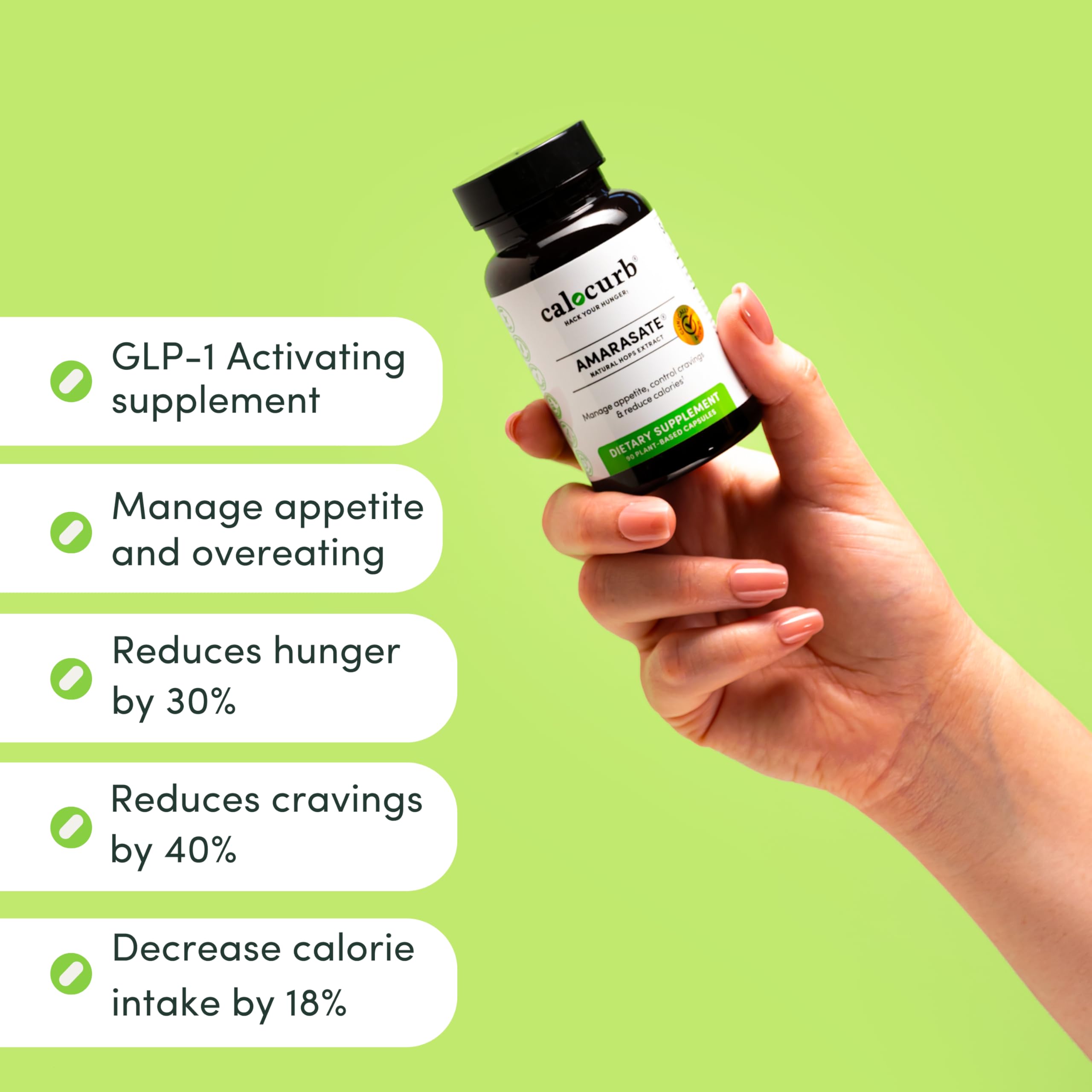 Calocurb Calorie Control Supplement, Natural GLP-1 Activator, 90 Count (1 Month Average Calocurb buy supplements canada