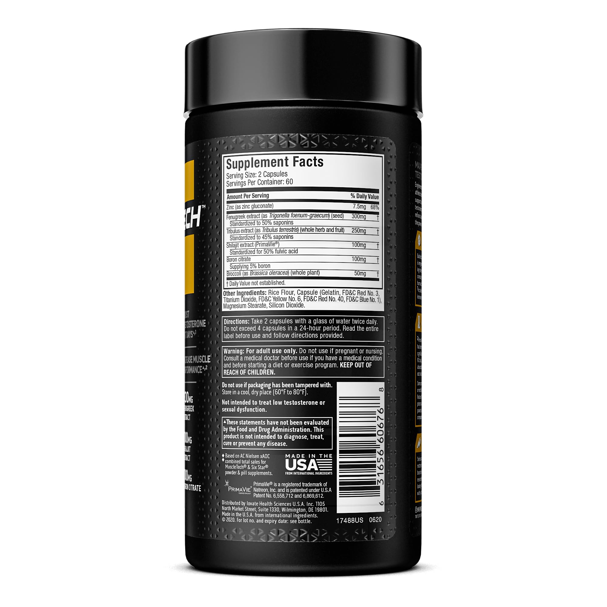 Testosterone Booster for Men, MuscleTech AlphaTest, Tribulus Terrestris & Boron Suppleme MuscleTech buy supplements canada