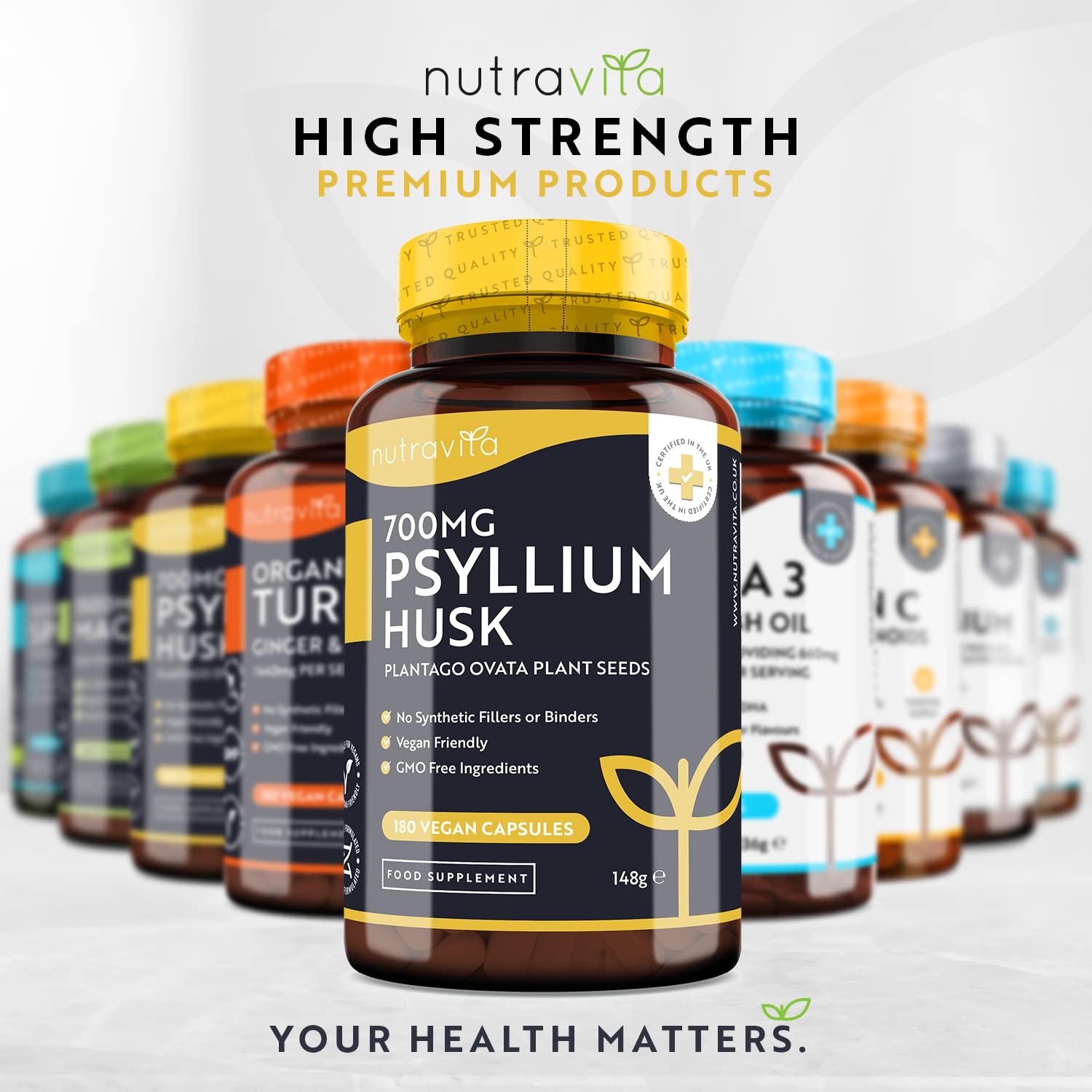 Psyllium Husks Fibre Supplement – 1400mg per Serving – Naturally High in Soluble Fibre Nutravita buy supplements canada