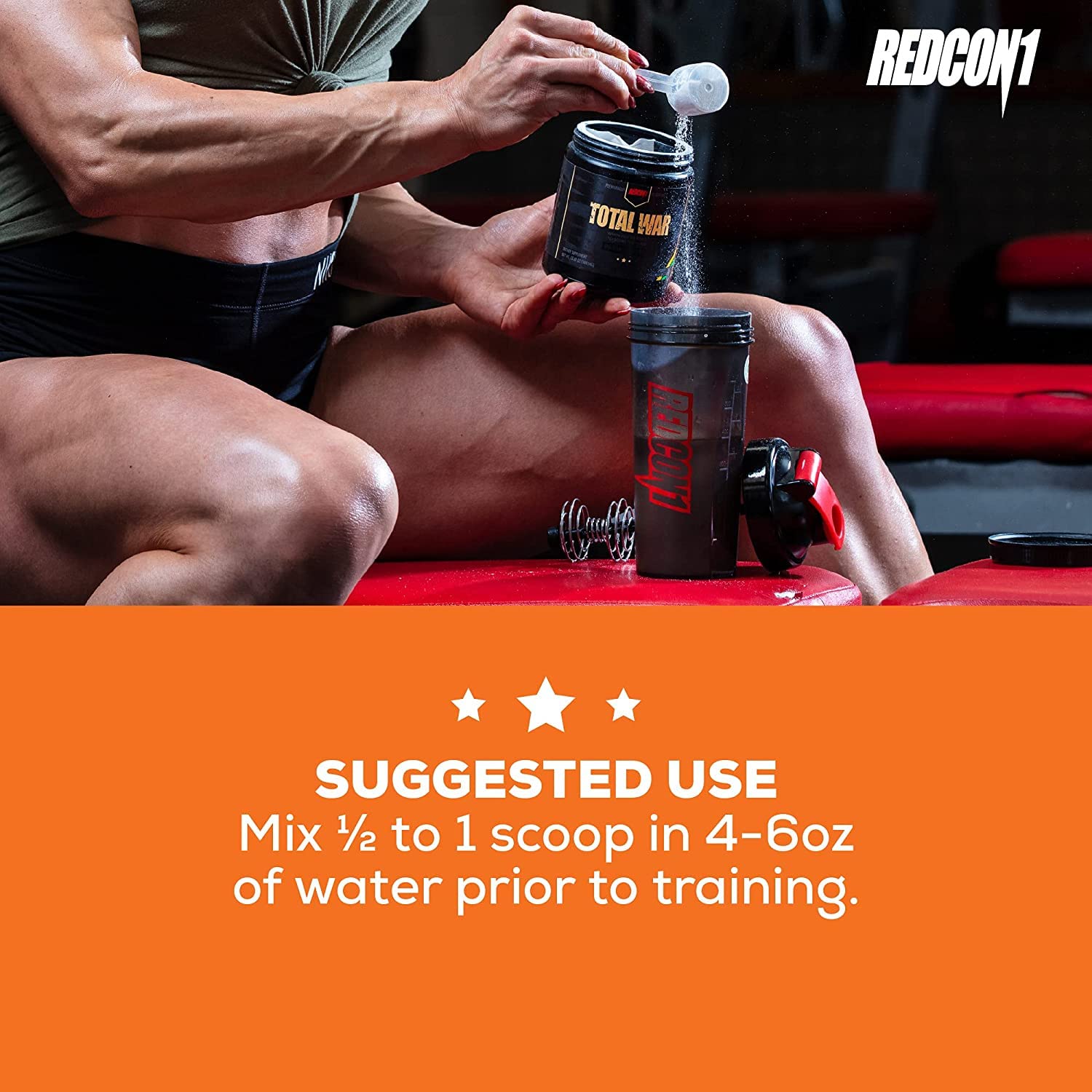 REDCON1 Total War Preworkout (Strawberry Mango) & Big Noise Non-Stim Preworkout REDCON1 buy supplements canada