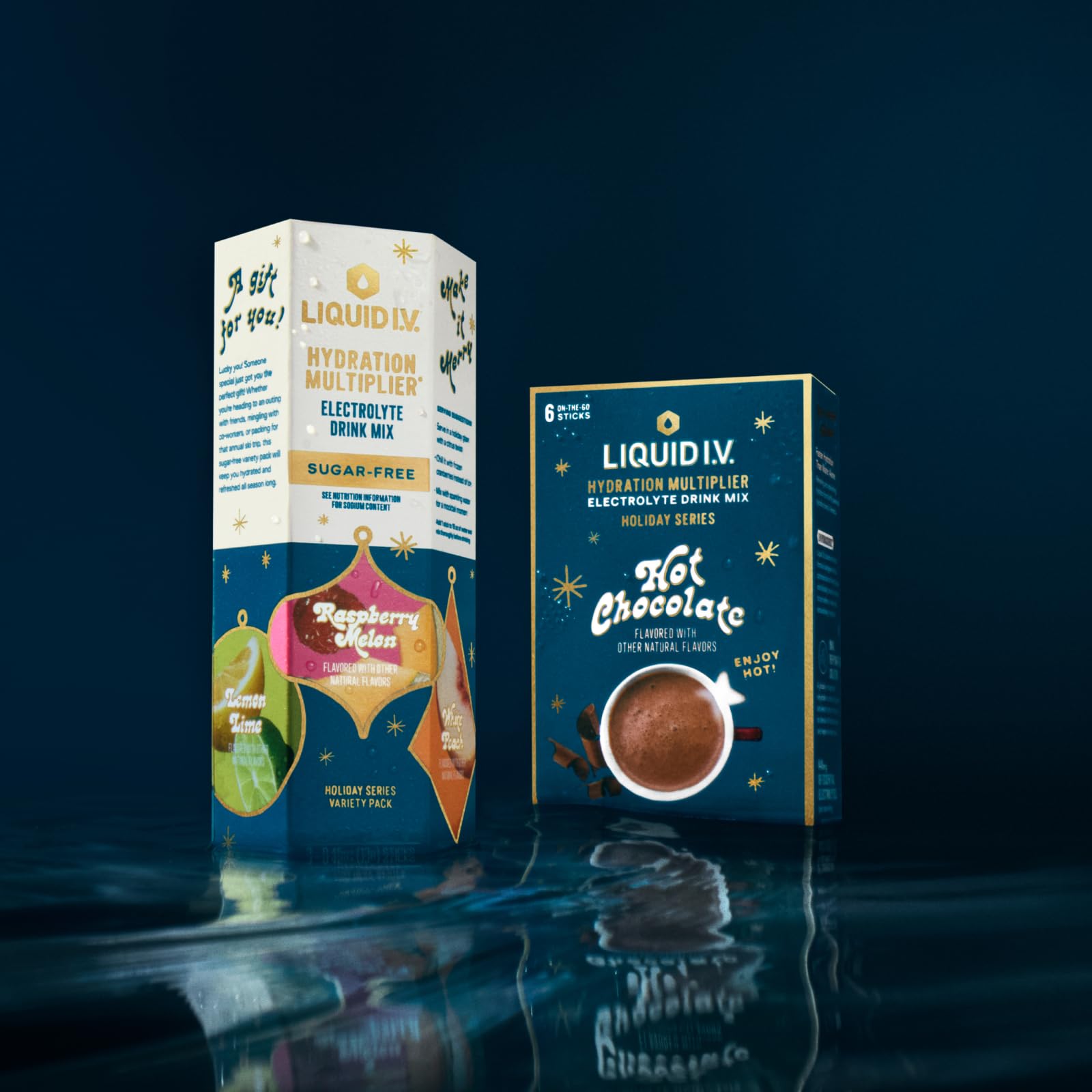 Liquid I.V.® Hydration Multiplier Hot Chocolate | Limited Edition Electrolyte Powder Drink | 2 Pack (12 Servings) Liquid I.V. buy supplements canada