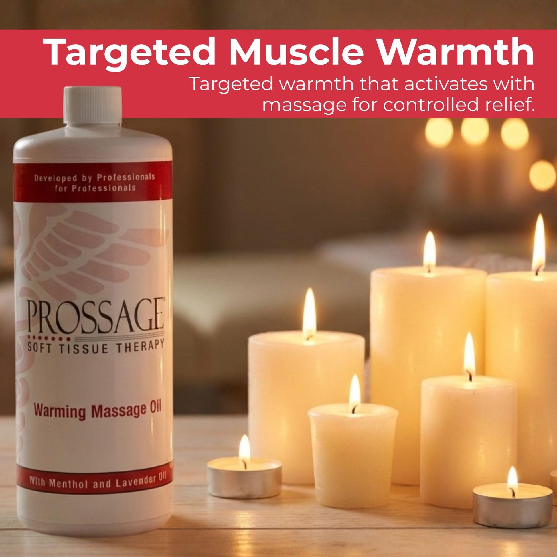 Prossage Heat Warming Relief Massage Oil for Therapuetic Massages, Deep Tissue Massages, and Aromatherapy, Topical Reliever, 32 Ounce Bottle Prossage buy supplements canada