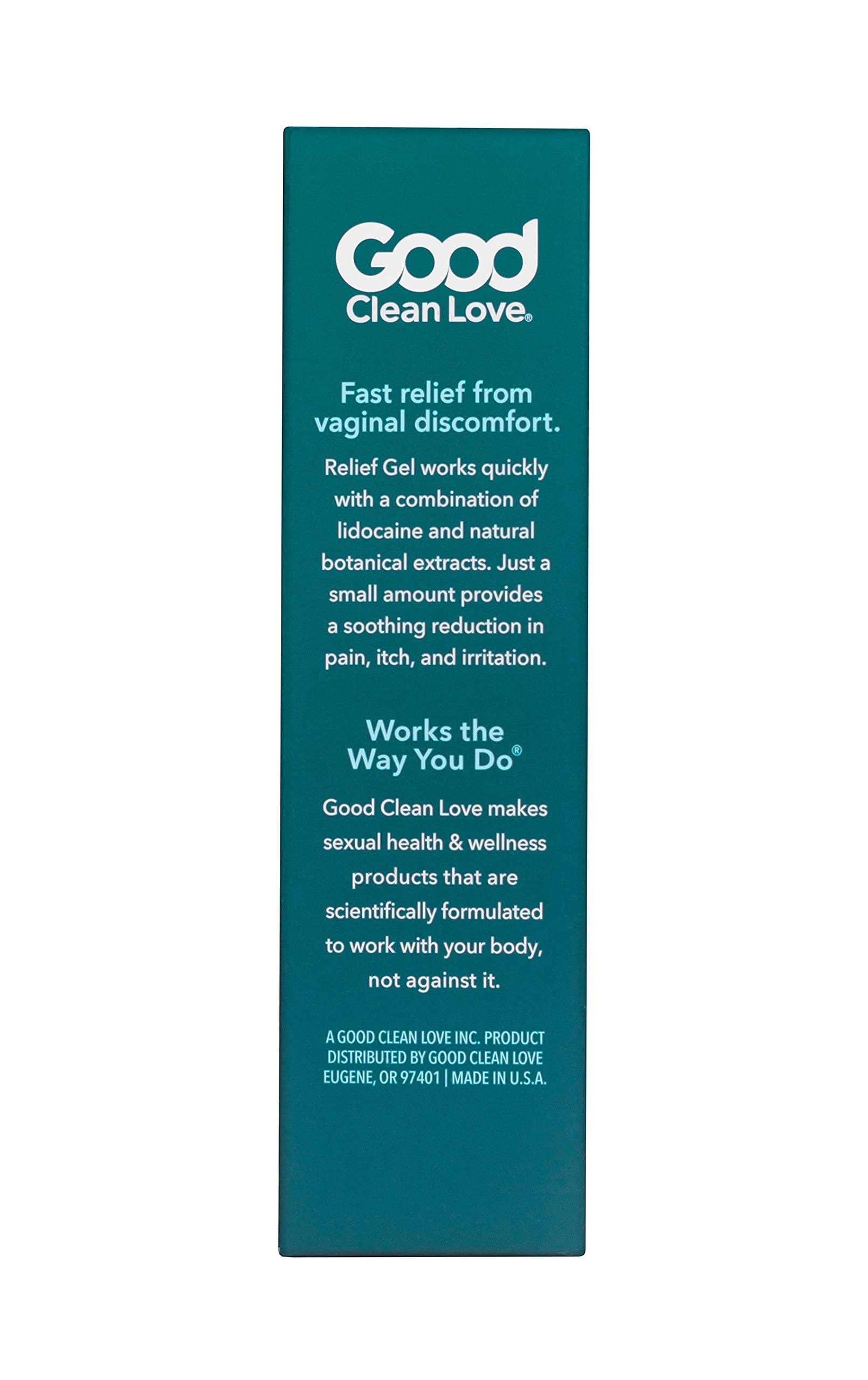 Good Clean Love Relief Gel Pain & Itch with Lidocaine 4%, Fast-Acting Relief from Pain, Itch, and Irritation Good Clean Love buy supplements canada