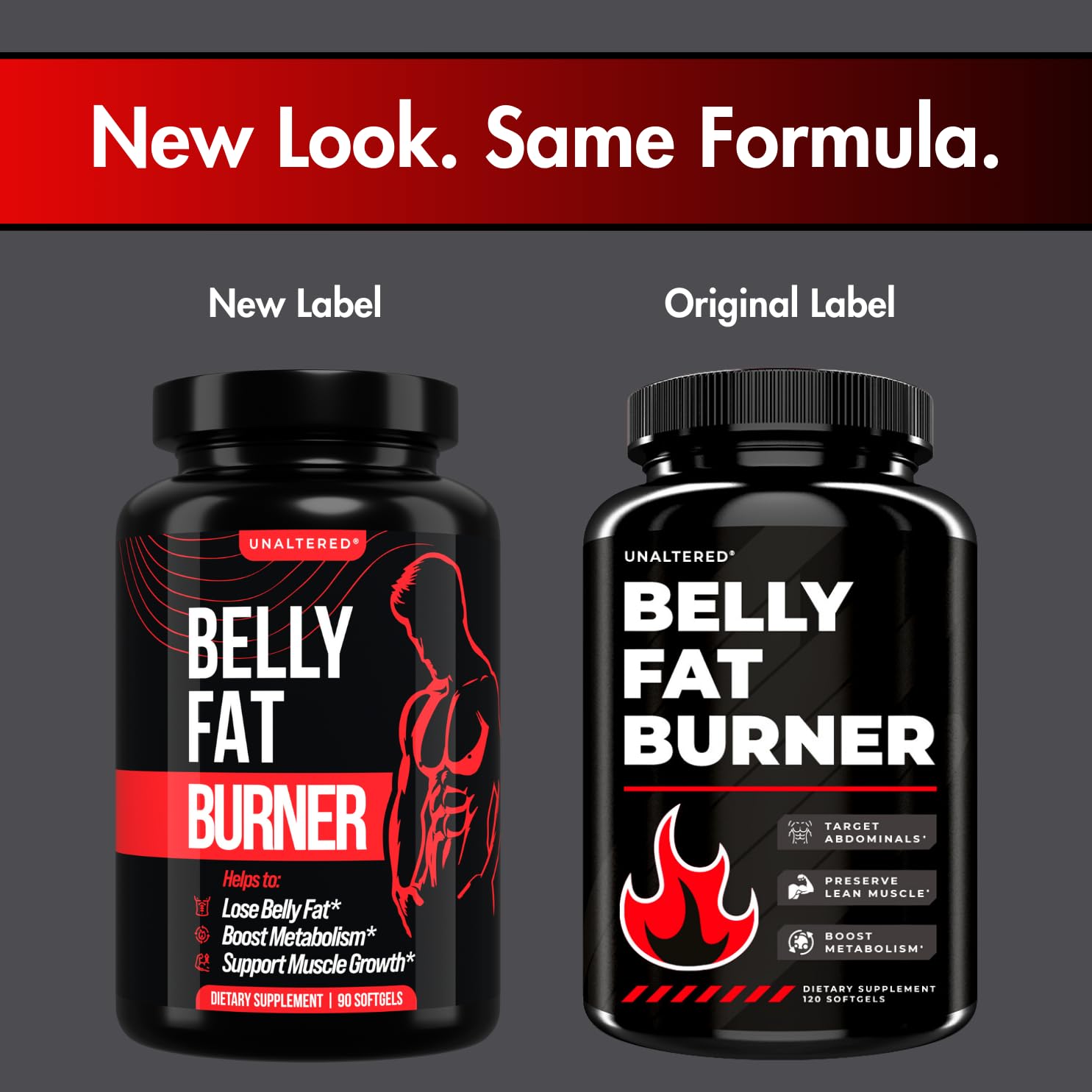 UNALTERED Belly Fat Burner for Men - Lose Belly Fat, Tighten Abs, Support Lean Muscle UNALTERED buy supplements canada