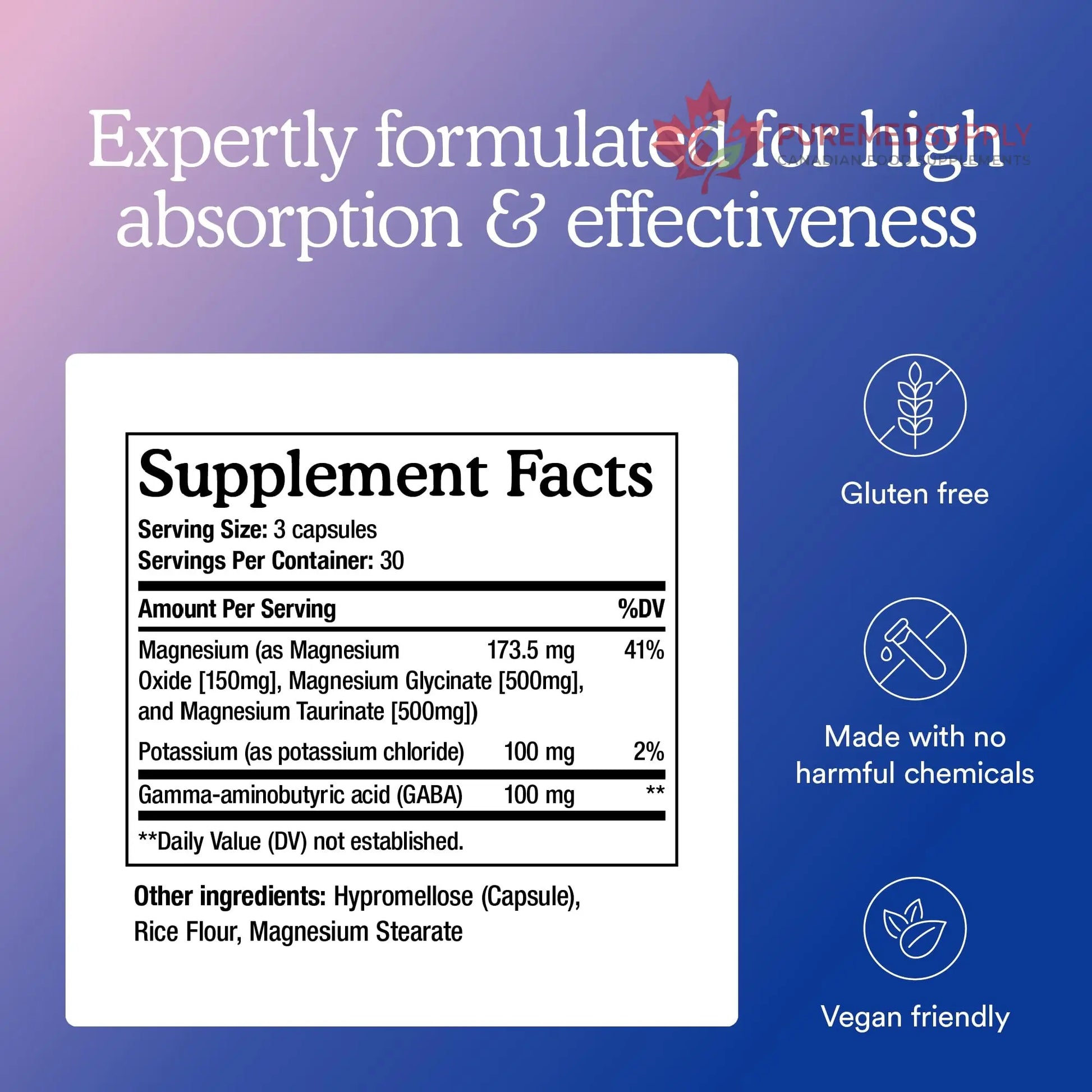 MitoQ Triple Magnesium Complex | Magnesium Glycinate, Taurinate, Oxide with GABA for Heart Health, Stress Management, & Deeper Sleep | High Absorption | 90 Capsules MitoQ buy supplements canada