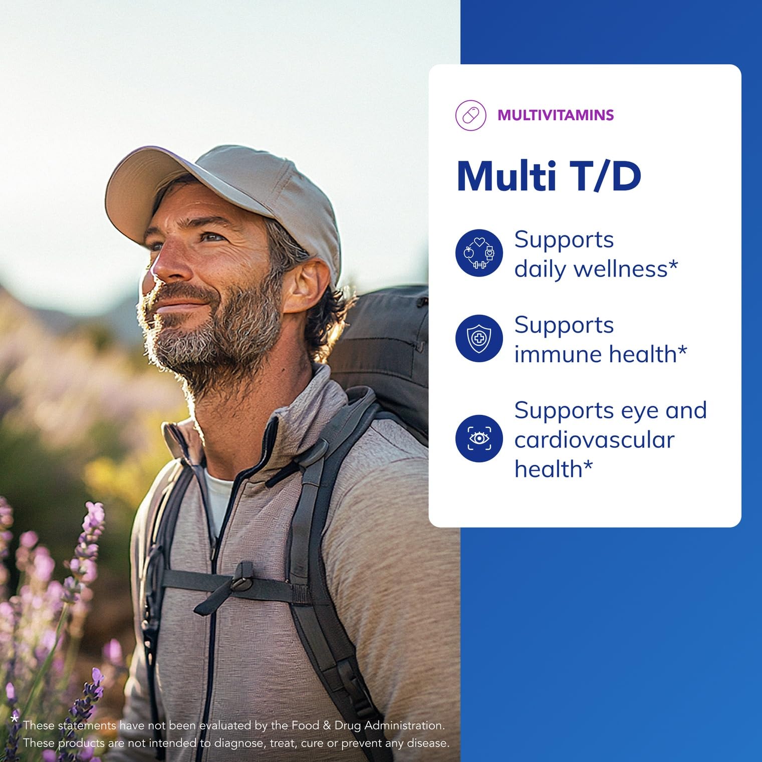 Pure Encapsulations Multi T/D - Multivitamin & Mineral Supplement - for Daily Wellness, Cardiovascular & Immune Health* - Rich in Vitamins & Minerals - Gluten Free & Vegetarian - 60 Capsules Pure Encapsulations buy supplements canada