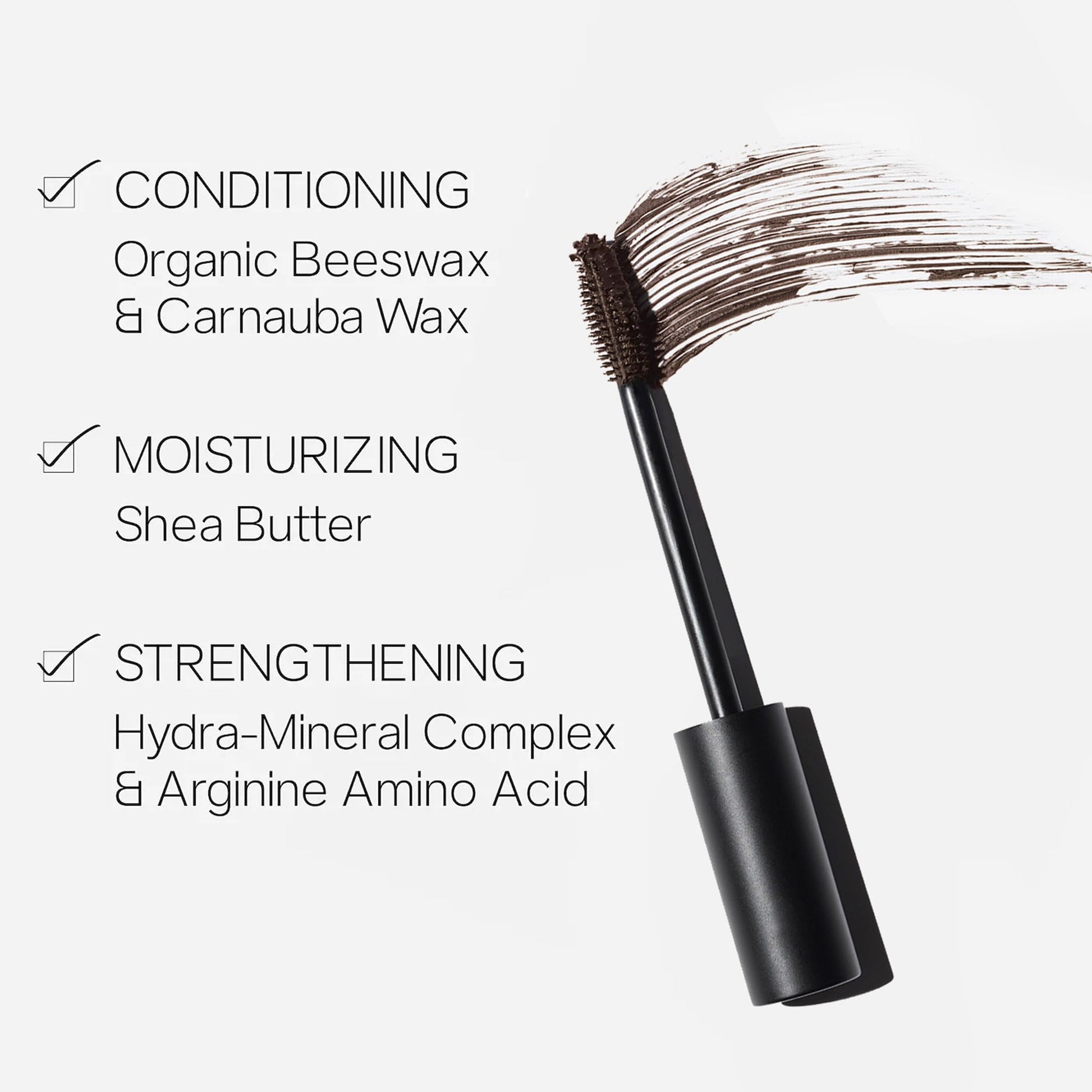 Saie Mascara 101 - Lash Lengthening Mascara for Thick, Bold, Lifted Lashes - Buildable Eye Makeup Formulated to Strengthen and Condition with Rich Nutrients - Brown (0.31 oz) Saie buy supplements canada