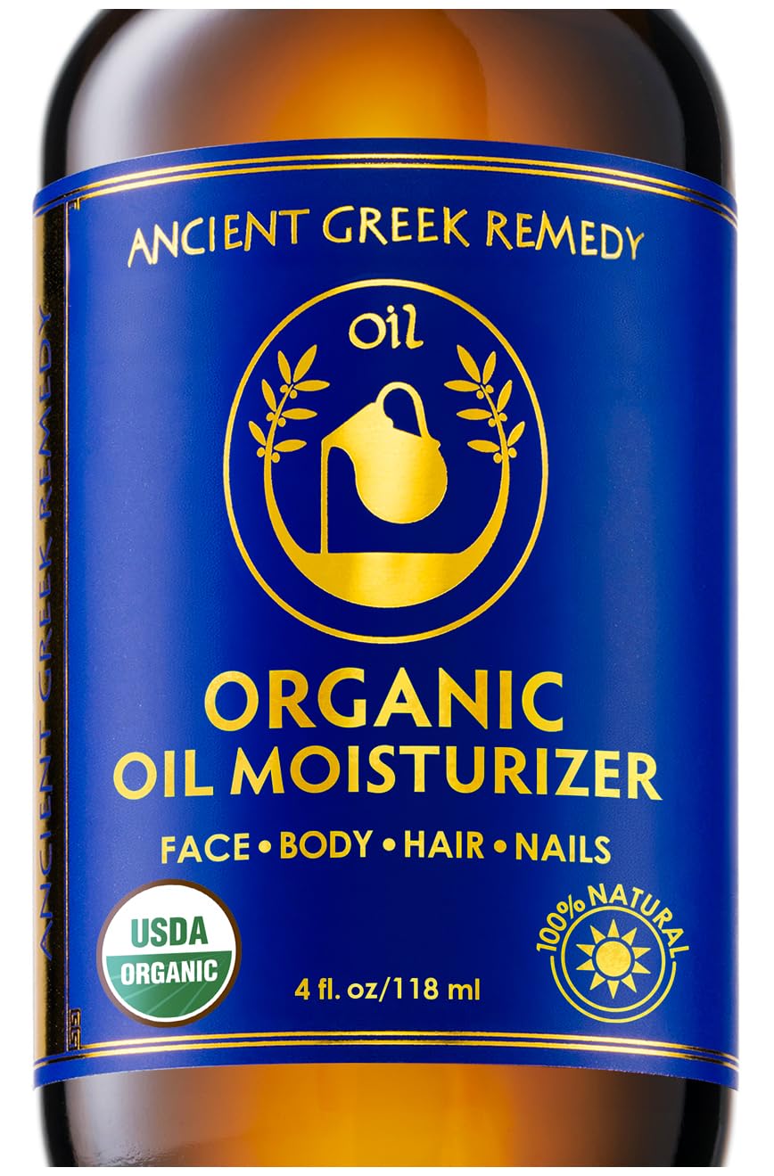 Ancient Greek Remedy Body Oil - Organic After Shower Face Oil & Body Moisturizer for Dry Skin - Almond, Jojoba, Olive, Lavender Ancient Greek Remedy buy supplements canada