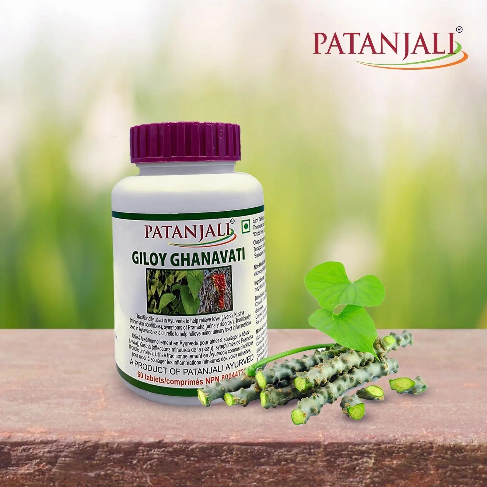 patanjali Giloy Ghanvati 60 tab Pack of 3 patanjali buy supplements canada