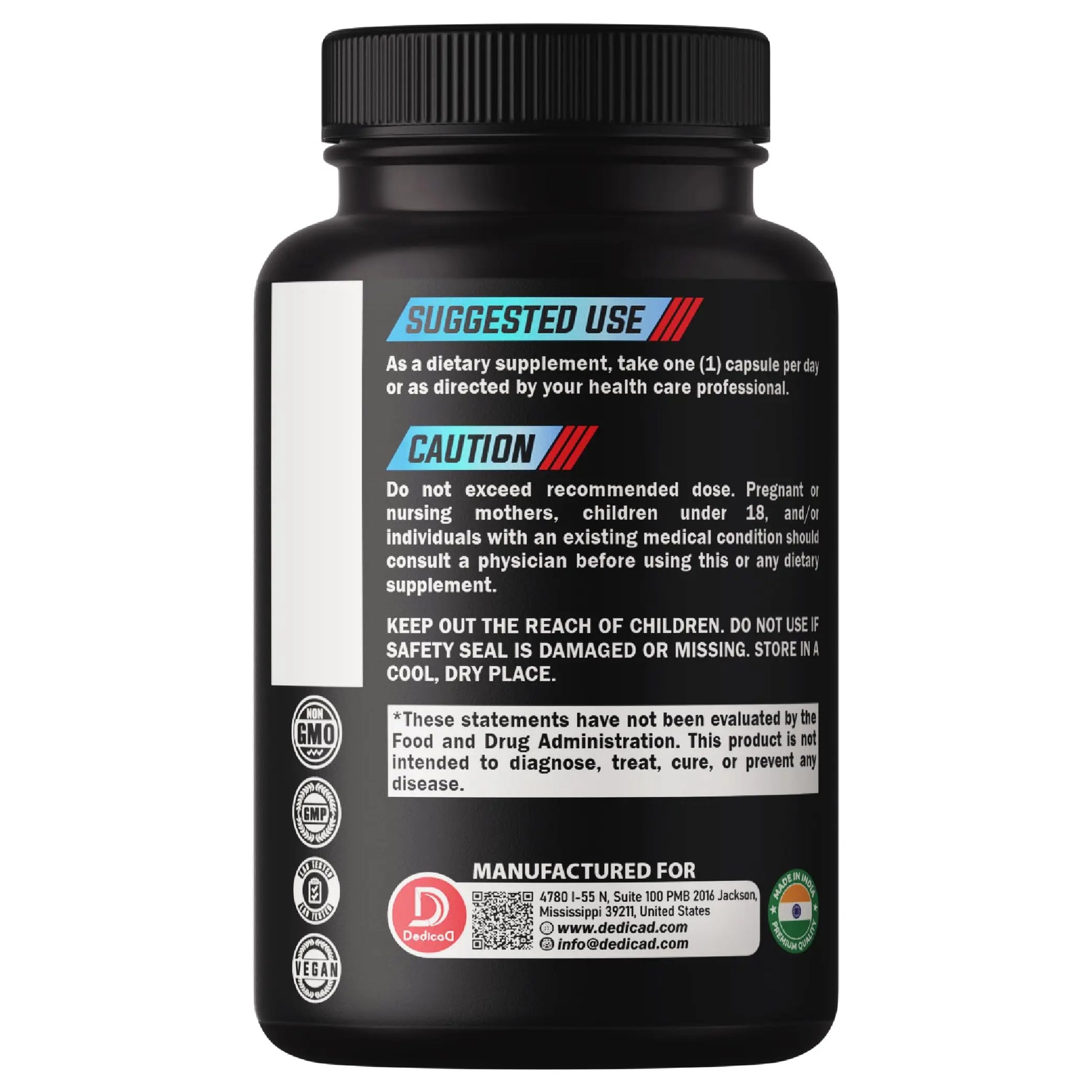 DEDICAD 20:1 Bilberry Extract Capsules - 5 Month Supply - Support Eyes, Vision & Heart Health - 10in1 Plus Grape Seed, Carrot, Elderberry, Eyebright & Others - 150 Counts DEDICAD buy supplements canada
