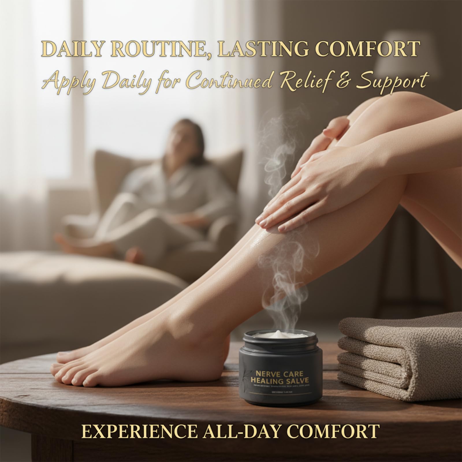 Nerve Care Healing Salve, Professional Neuro-Relief Cream - Use on Feet, Hands, Legs, and Joints to Calm Uncomfortable Sensations, 3.53 oz TACOHO buy supplements canada