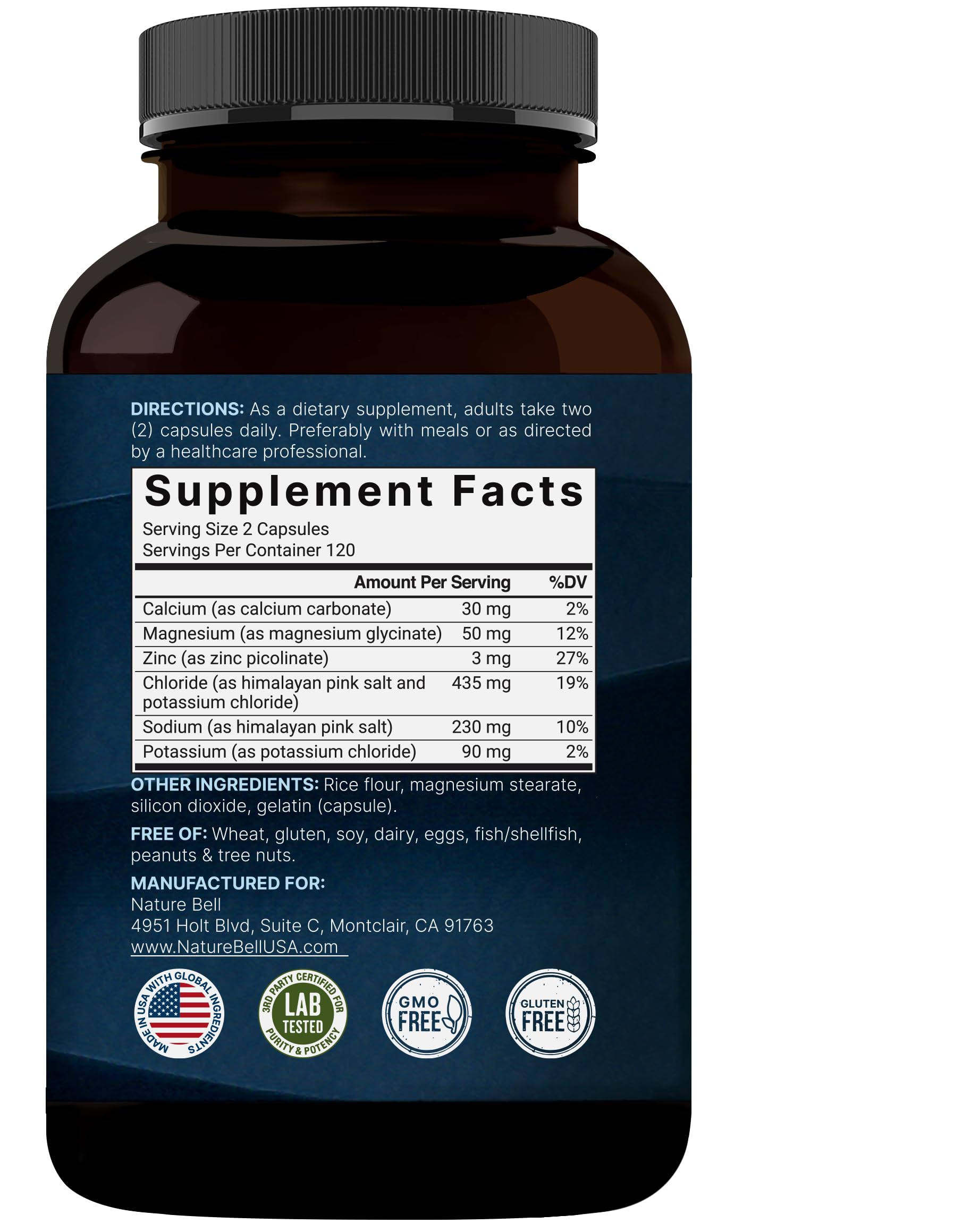 Advanced Electrolyte Pills, 240 Capsules | Salt Pills with Electrolytes for Fasting Hydrating | Made with Himalayan Pink Salt, Sodium, Potassium, Magnesium & More – Keto NatureBell buy supplements canada