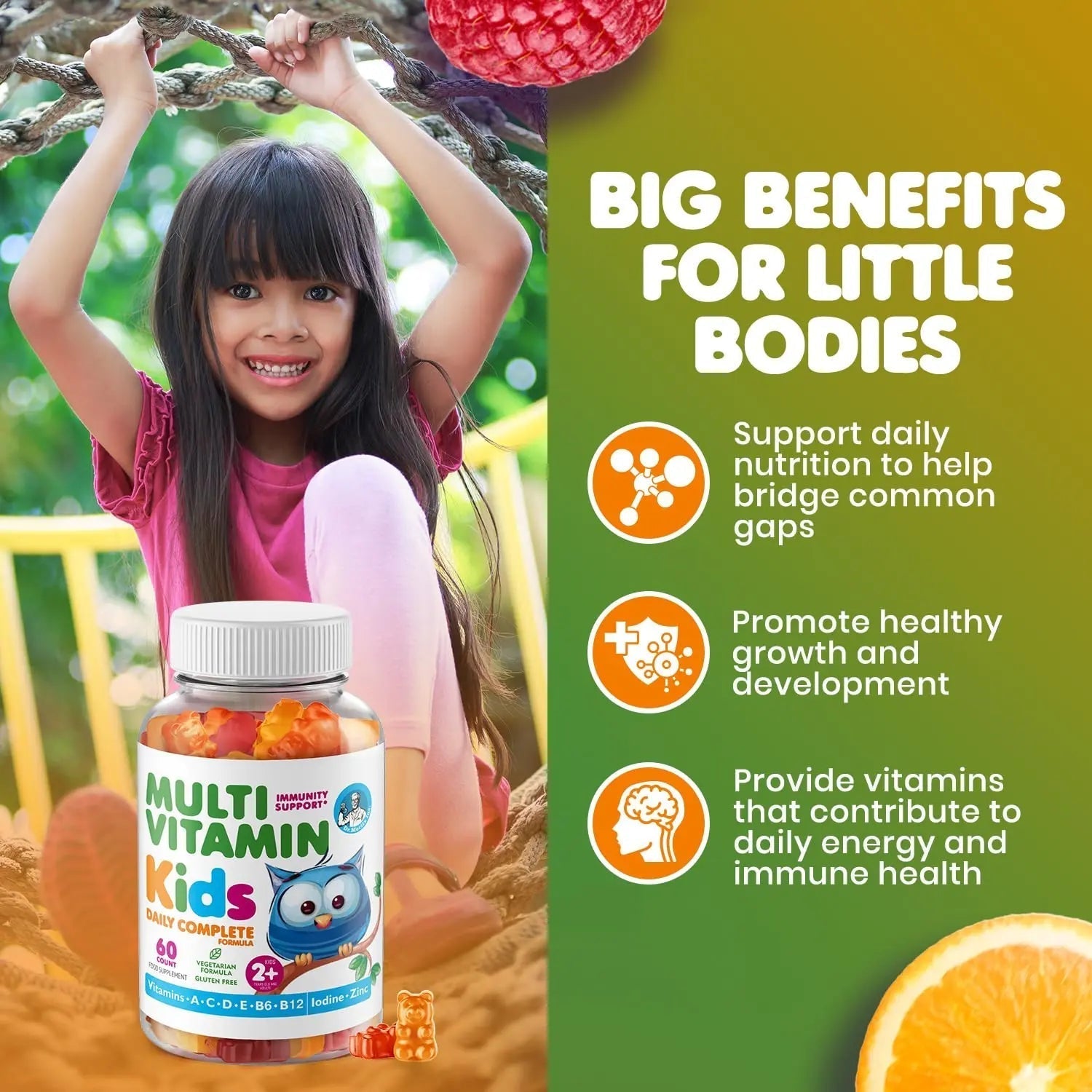 DR. MORITZ Omega 3 Gummies (90 Count) and Kids Multivitamin Gummies Bundle (60 Count) - for Daily Health Support - Vegan DHA Omega 3 for Kids DR. MORITZ buy supplements canada