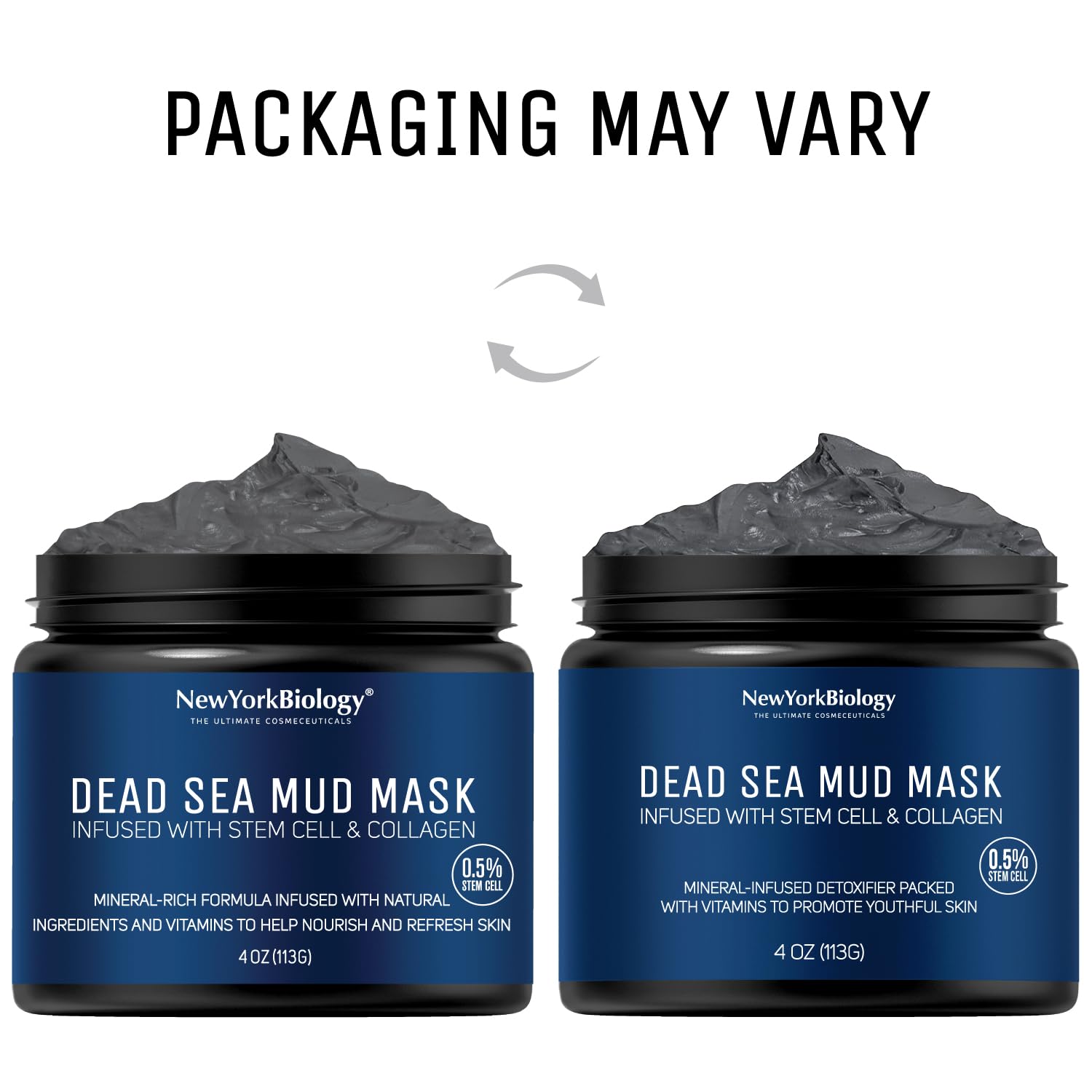 New York Biology Dead Sea Mud Mask for Face, Body | with Stem Cell and Collagen | Spa Quality Pore Refiner for Oily Skin NEW YORK BIOLOGY THE ULTIMATE COSMECEUTICALS buy supplements canada