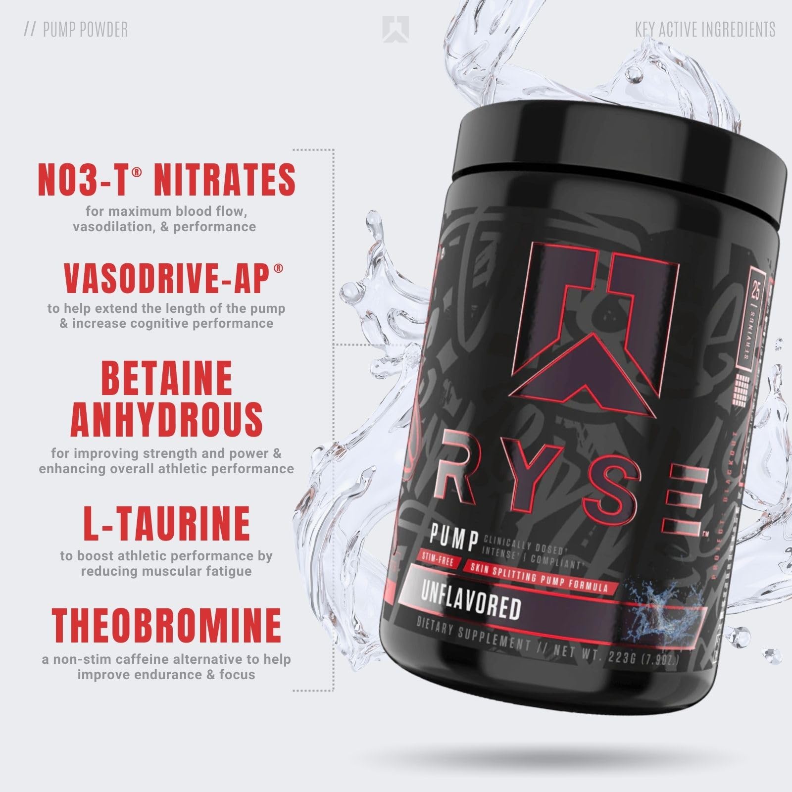 RYSE Up Supplements Project Blackout Pump Powder | Pump, Power, Endure | Betaine RYSE Up Supplements buy supplements canada