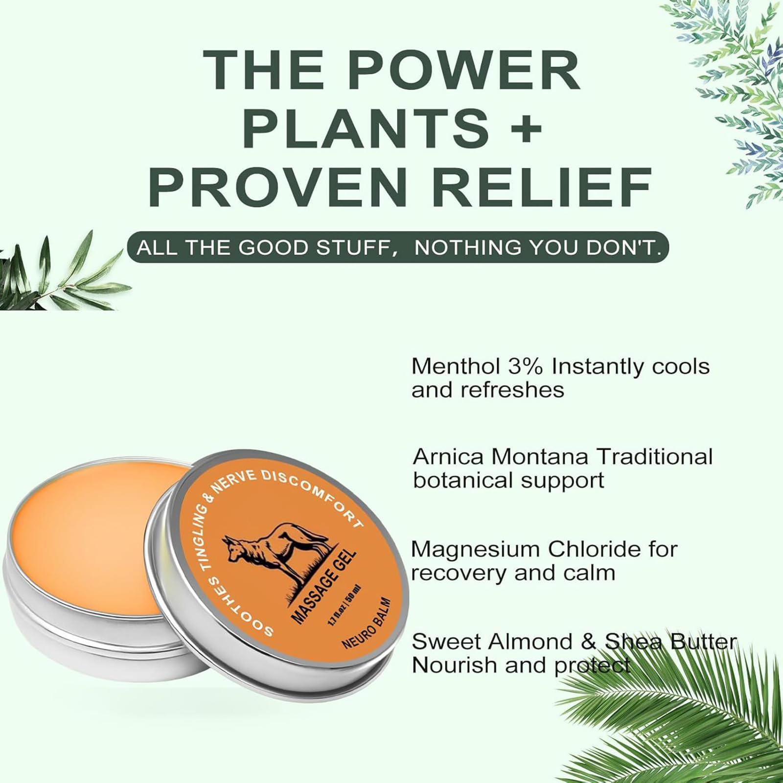 Neuro Balm, Joint & Muscle Soothing Cream, Natural Nerve & Joint Support Balm, Fast-Acting Herbal Formula for Tingling, Burning & Stiffness, Pain Relief, Daily Body Care (1Pcs) Lunkun buy supplements canada