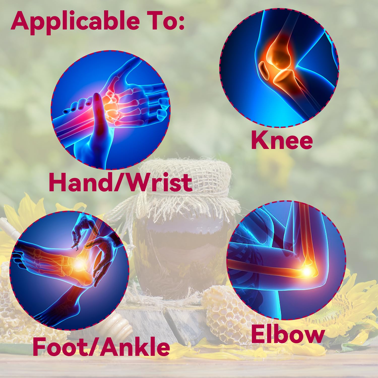 EOIK Bee Venom Muscle Bone Cream, Fast Acting, Relief for Back, Neck, Hand, Feet, Knee, Muscle, Shoulder, Topical, Wrist, Elbow, Hip, Nerve, Plantar, Ankle, Foot Discomfort, Vitamin B6 EOIK buy supplements canada