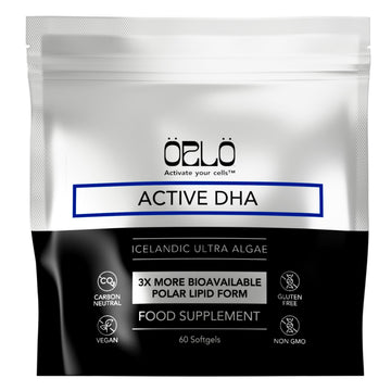 Orlo DHA Supplement 1000mg - 3X Absorption Natural Icelandic Nordic Omega 3 DHA & EPA for Brain & Eye Support – Vegan Fish Oil Alternative, No Fishy Aftertaste, 60 Easy-to-Swallow Mini Softgels Orlo buy supplements canada