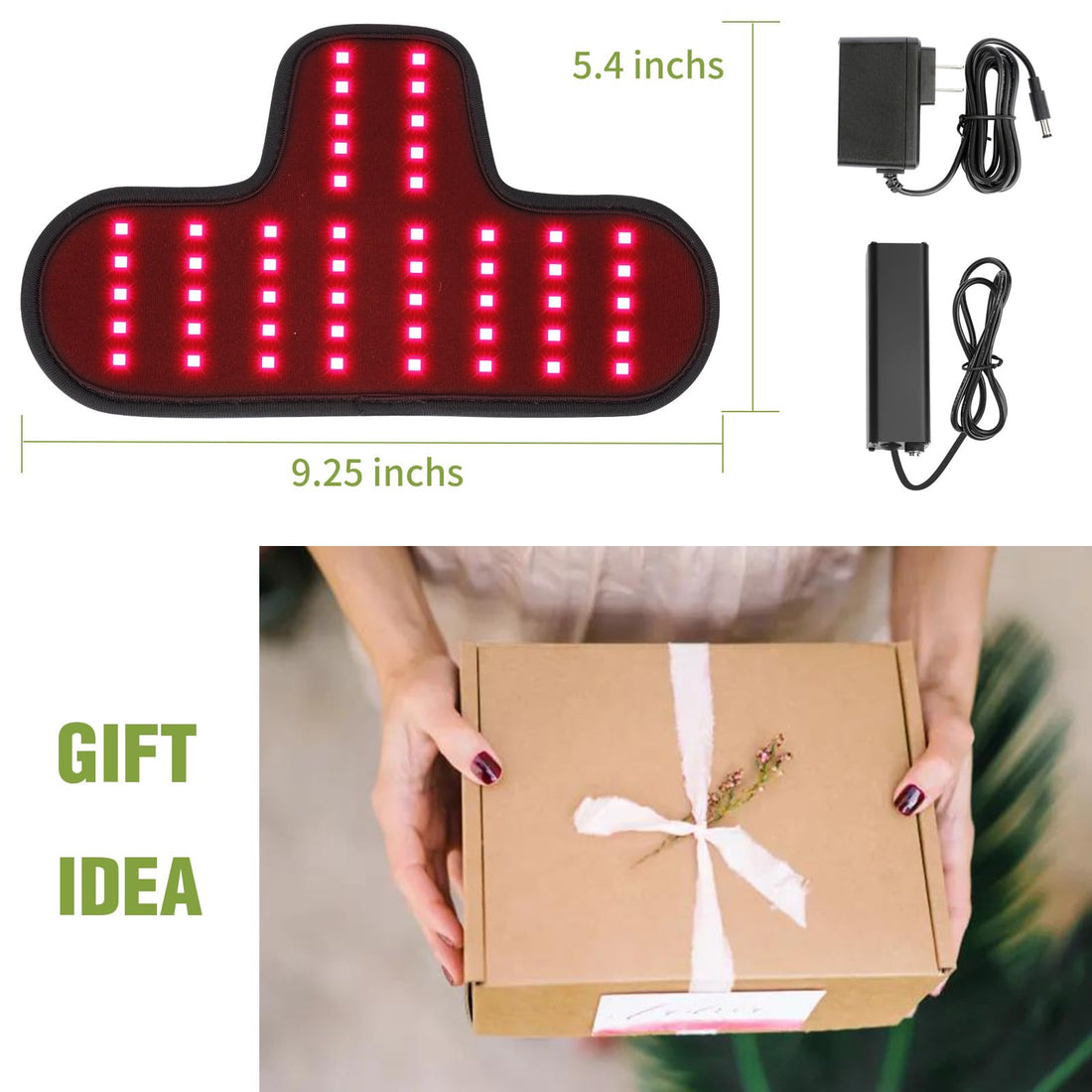 Rechargeable Red Light Therapy Neck Shoulder, Infrared Light Therapy for Body Pain Relief, Portable Red Light EnjoYield buy supplements canada