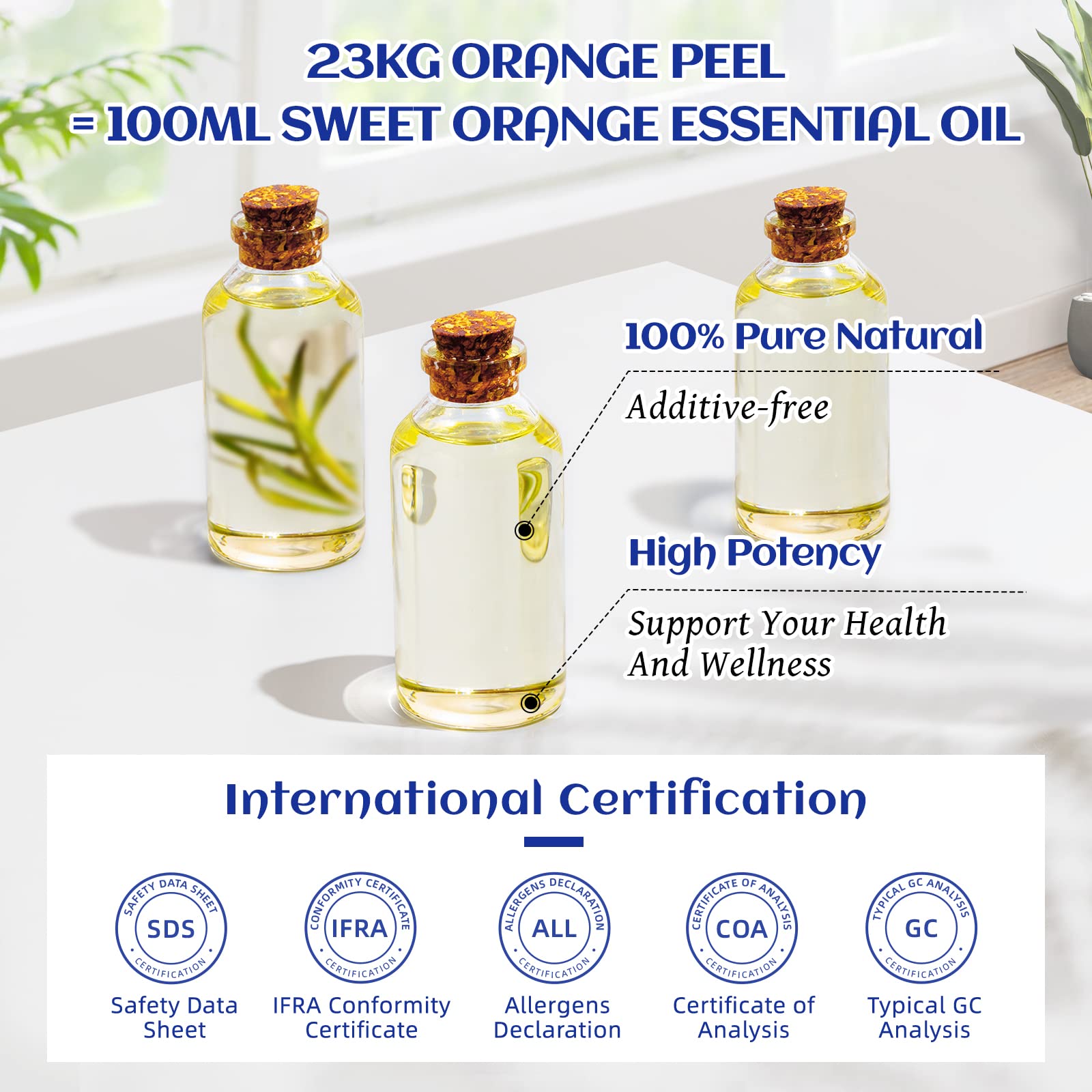 HIQILI Sandalwood Essential Oil and Sweet Orange Essential Oil, 100% Pure Natural for Diffuser - 3.38 Fl Oz HIQILI buy supplements canada