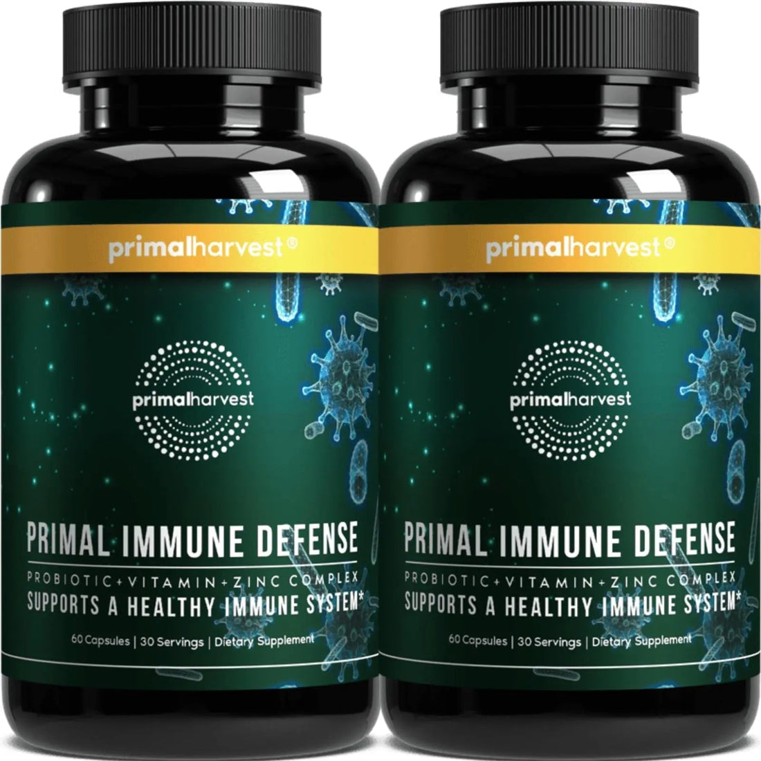 Primal Harvest Primal Immune Defense: 10-in-1 Immune Support with Probiotics, Zinc, Vitamins C, B6, D3 & K2 Primal Harvest buy supplements canada