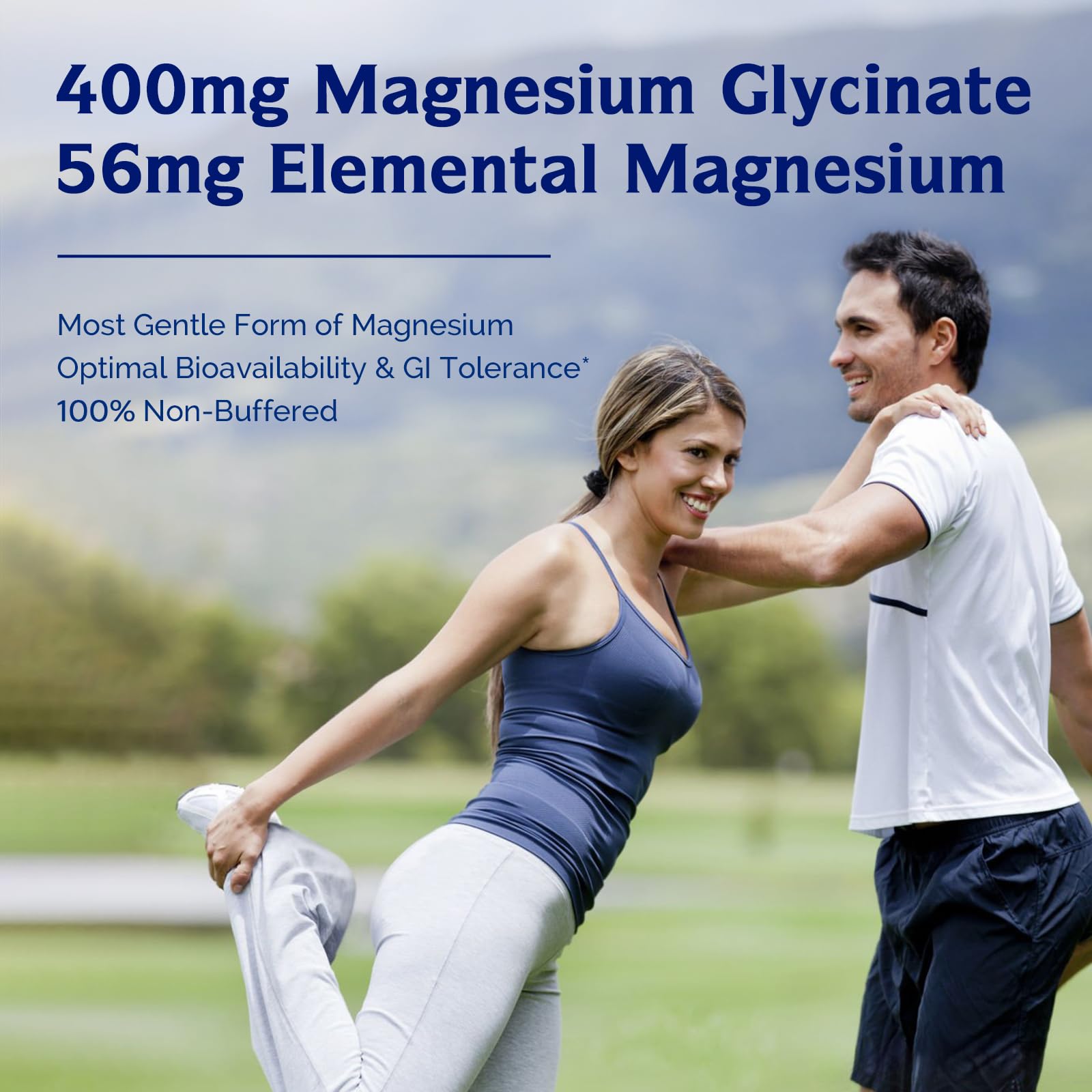 Innate Vitality Magnesium Glycinate 400mg, Non Buffered & High Absorption Magnesium Supplement for Sleep, Relaxation, Heart & Bone Health for Men & Women, Non-GMO, No Gluten, 240 Vegan Capsules Innate Vitality buy supplements canada