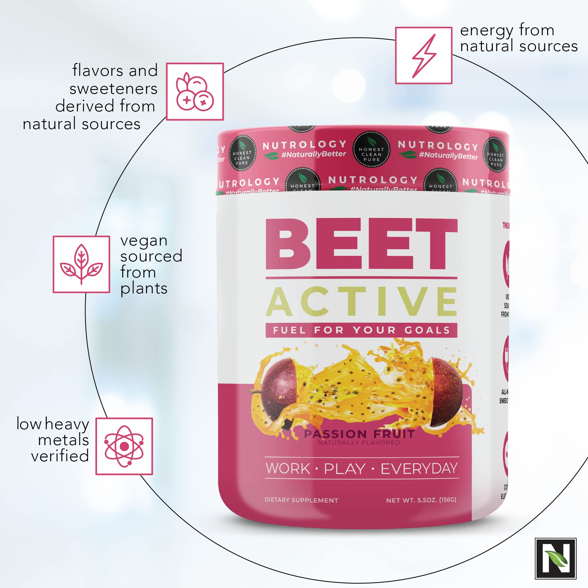 Nutrology Beet Active, Natural Pre-Workout Powder, Supports Energy, Endurance & Nitric Nutrology buy supplements canada