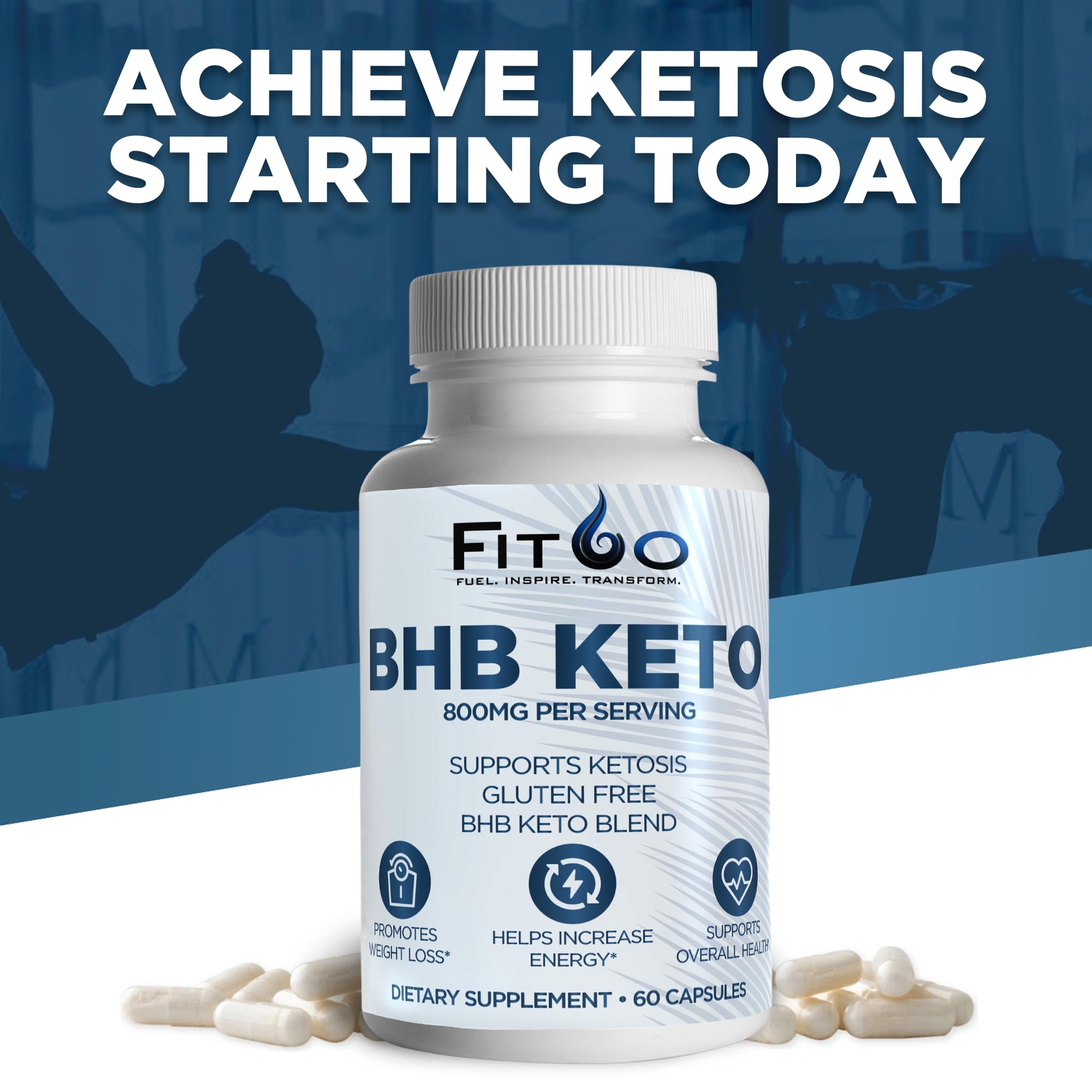 FIT60 Keto Diet Pills for Men & Women - Boost Energy and Mental Clarity for Enhanced Focus FIT60 buy supplements canada