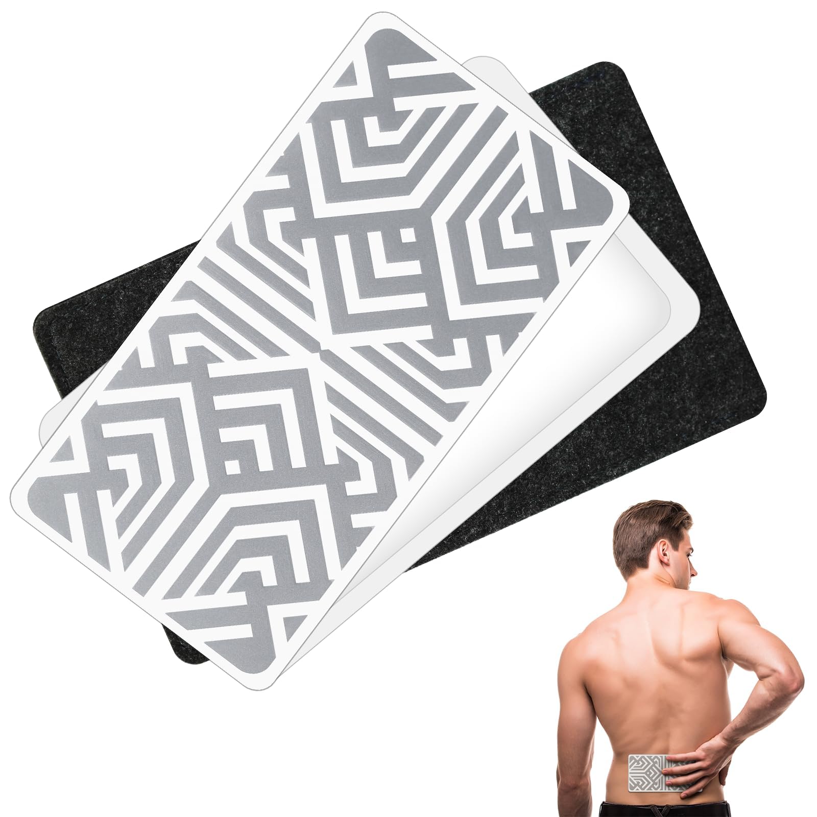Reusable Pain Relief Patches for Sore Muscle, Includes 3 Adhesives, 1 Patch & 1 Carry Bag, Pain Patches for Neck, Back,Foot, Knee etc, Large&Fast Acting, Easy Adhesive Application Pain Patch-0304 SKAYAH buy supplements canada