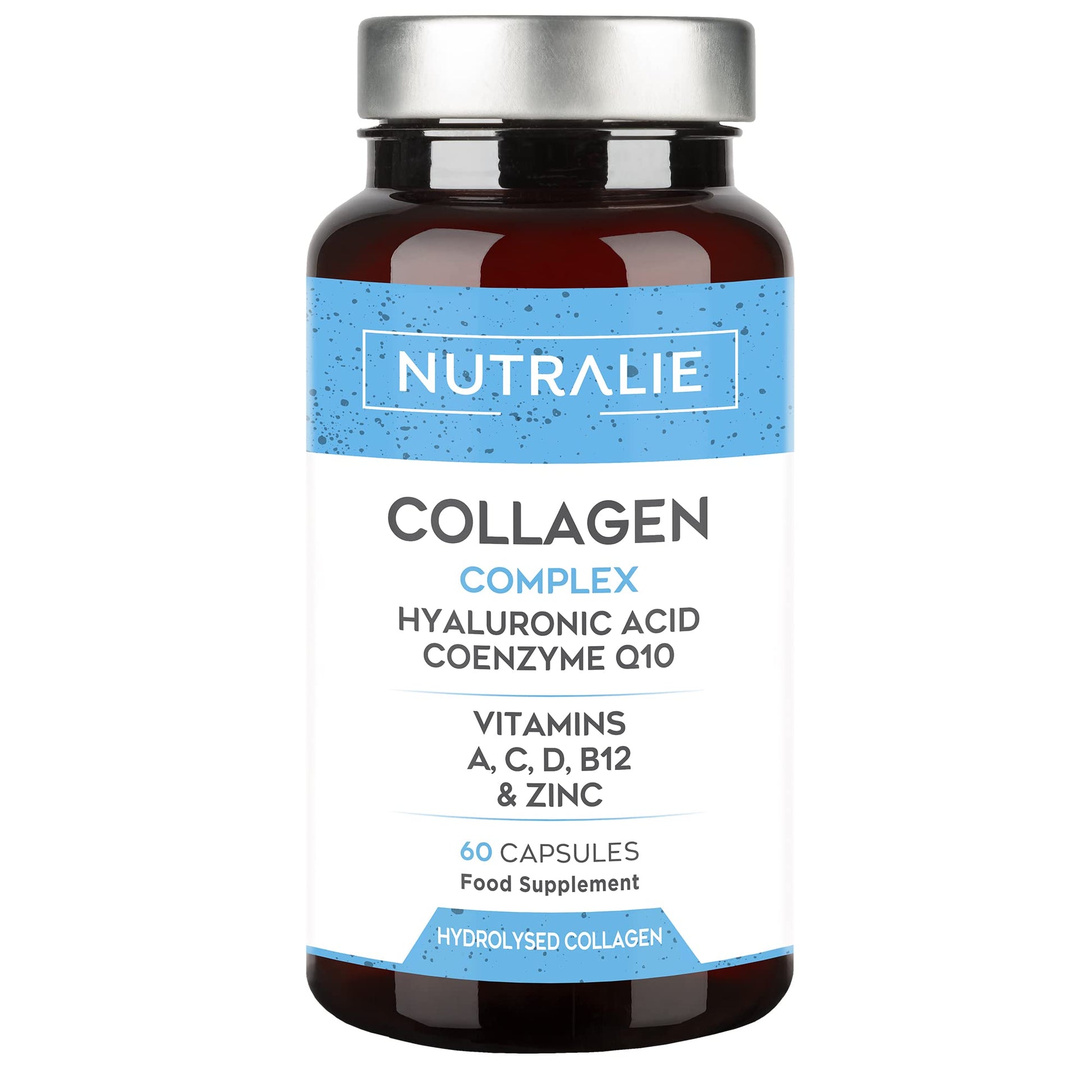 Collagen + Hyaluronic Acid + Q10 Hydrolysed Collagen Women Men + Vitamins A C D B12 Zinc NUTRALIE buy supplements canada
