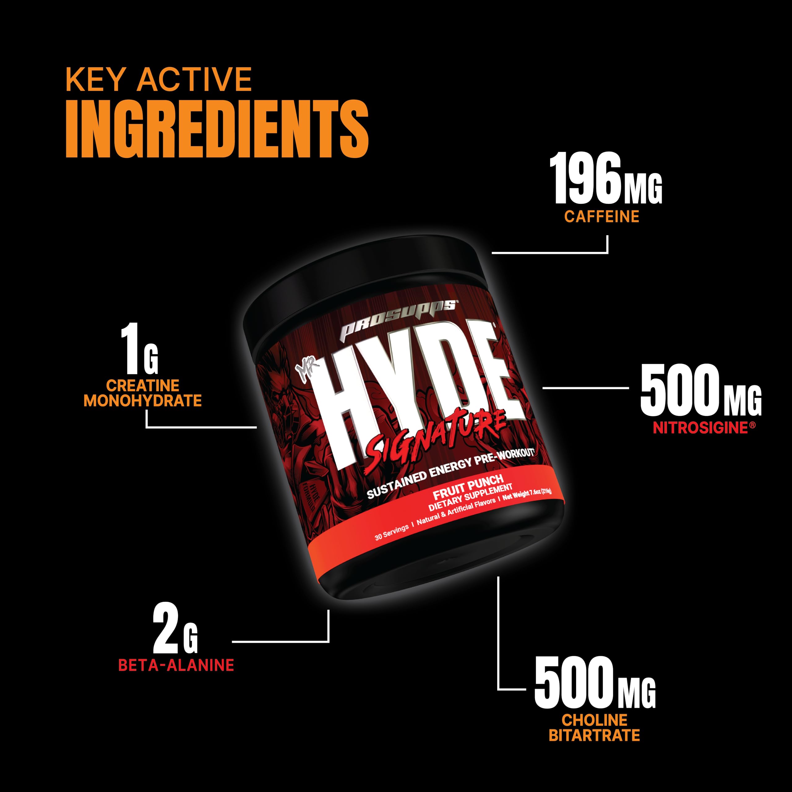 PROSUPPS Mr. Hyde Signature Series Pre-Workout Energy Drink – Intense Sustained Energy PROSUPPS buy supplements canada