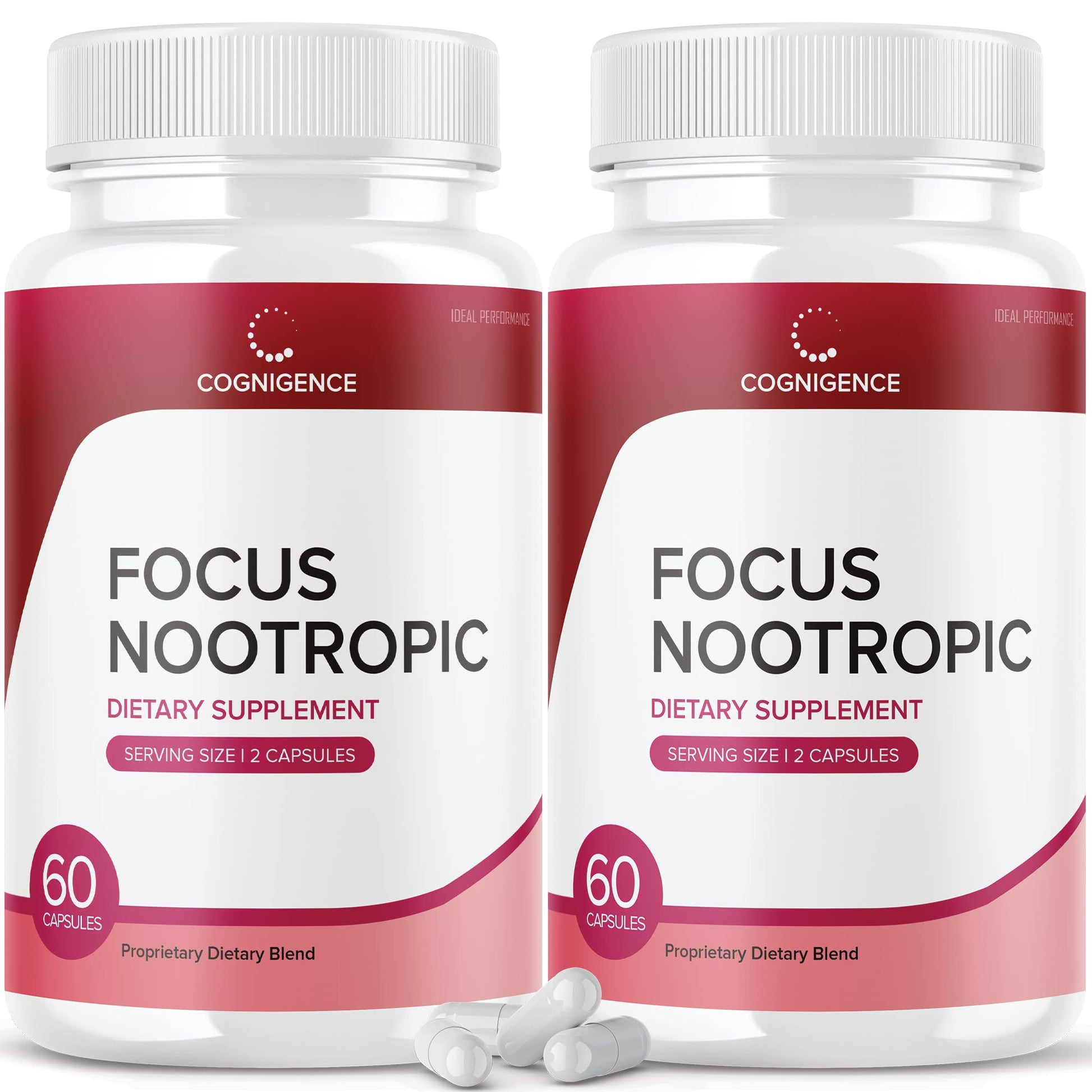 IDEAL PERFORMANCE (2 Pack) Cognigence Focus Nootropic Memory Booster Supplement Pills (120 Capsules) IDEAL PERFORMANCE buy supplements canada