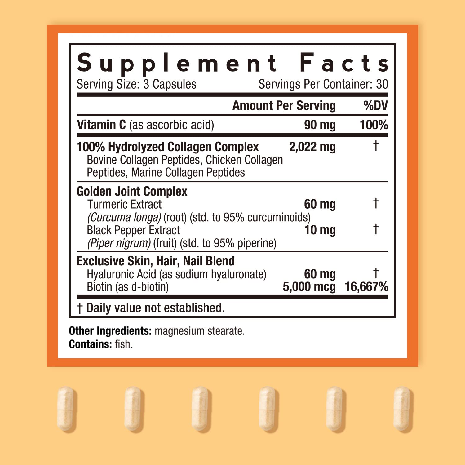 Doctor's Recipes Multi Collagen Complex with Golden Turmeric, Vitamin C, Biotin, Hyaluronic Doctor's Recipes buy supplements canada