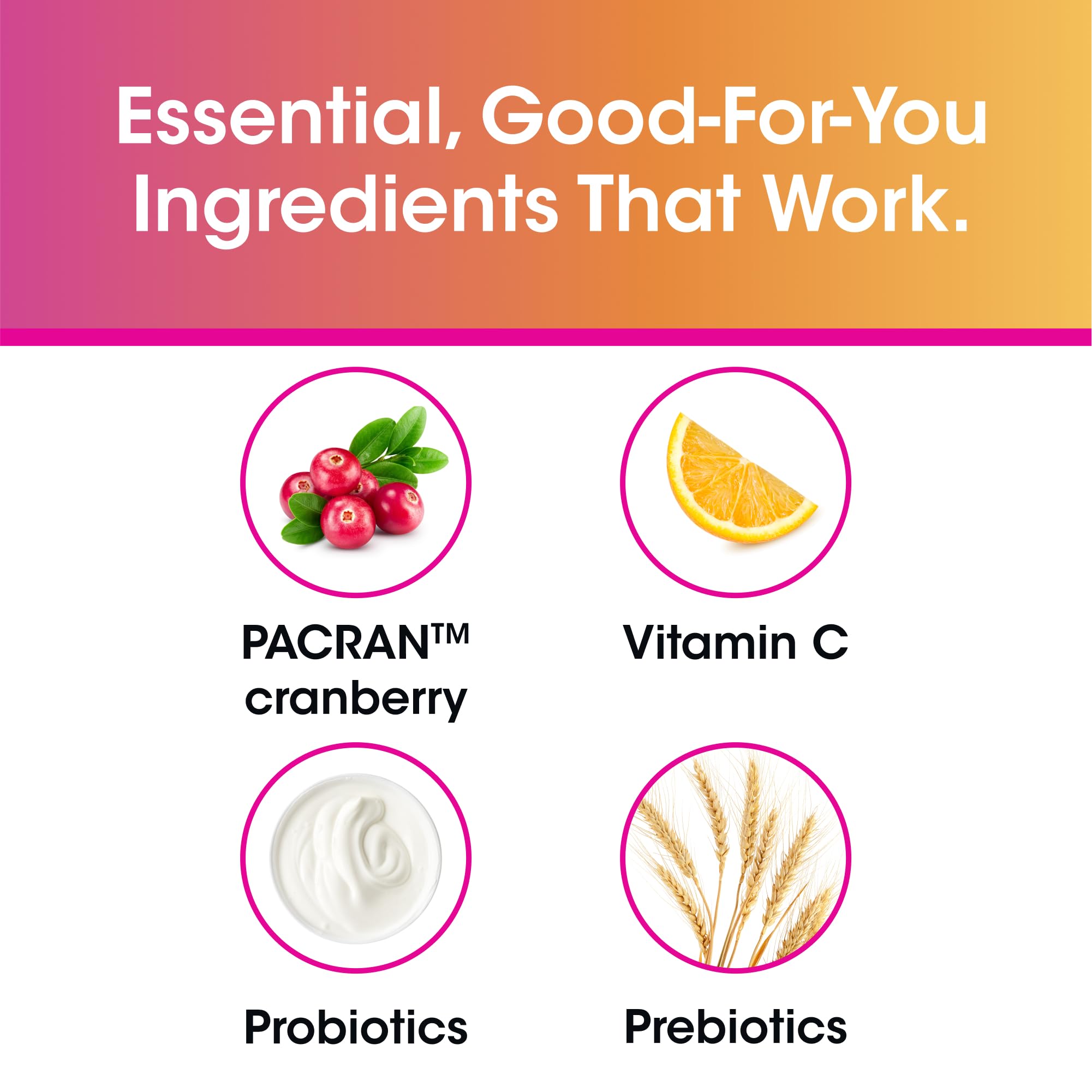 vH essentials Probiotics with Prebiotics and Cranberry Feminine Health Supplement - 60 Capsules vH essentials buy supplements canada