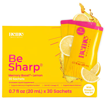 BeMe Liquid Omega 3 Fish Oil - Turmeric Curcumin, Lemon Balm Extract & Omega 3 Supplement for Women - Patented EPAX® for Quick Absorption & high bioavailability - Supports Memory & Brain Health BeMe buy supplements canada