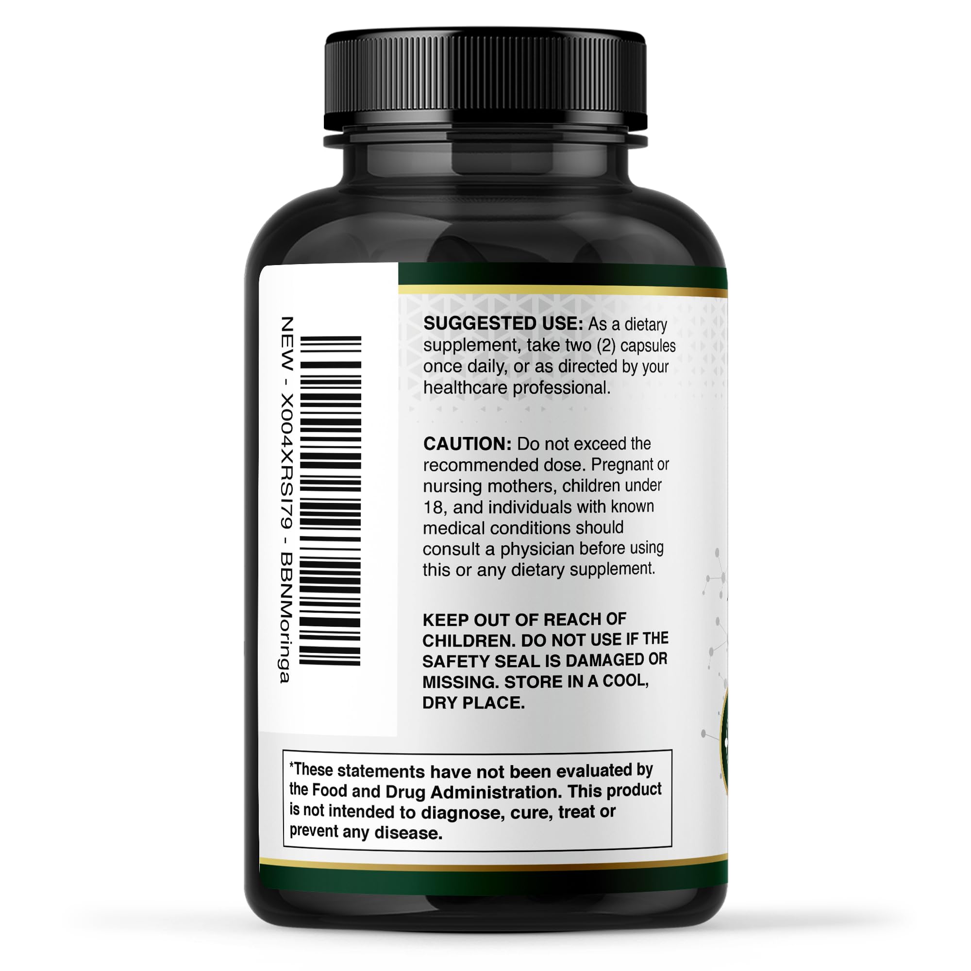 Built by Nature Moringa – 500mg Pure Moringa Leaf Extract 50:1 per Serving – High Potency Moringa Supplement – 120 Capsules Built by Nature buy supplements canada