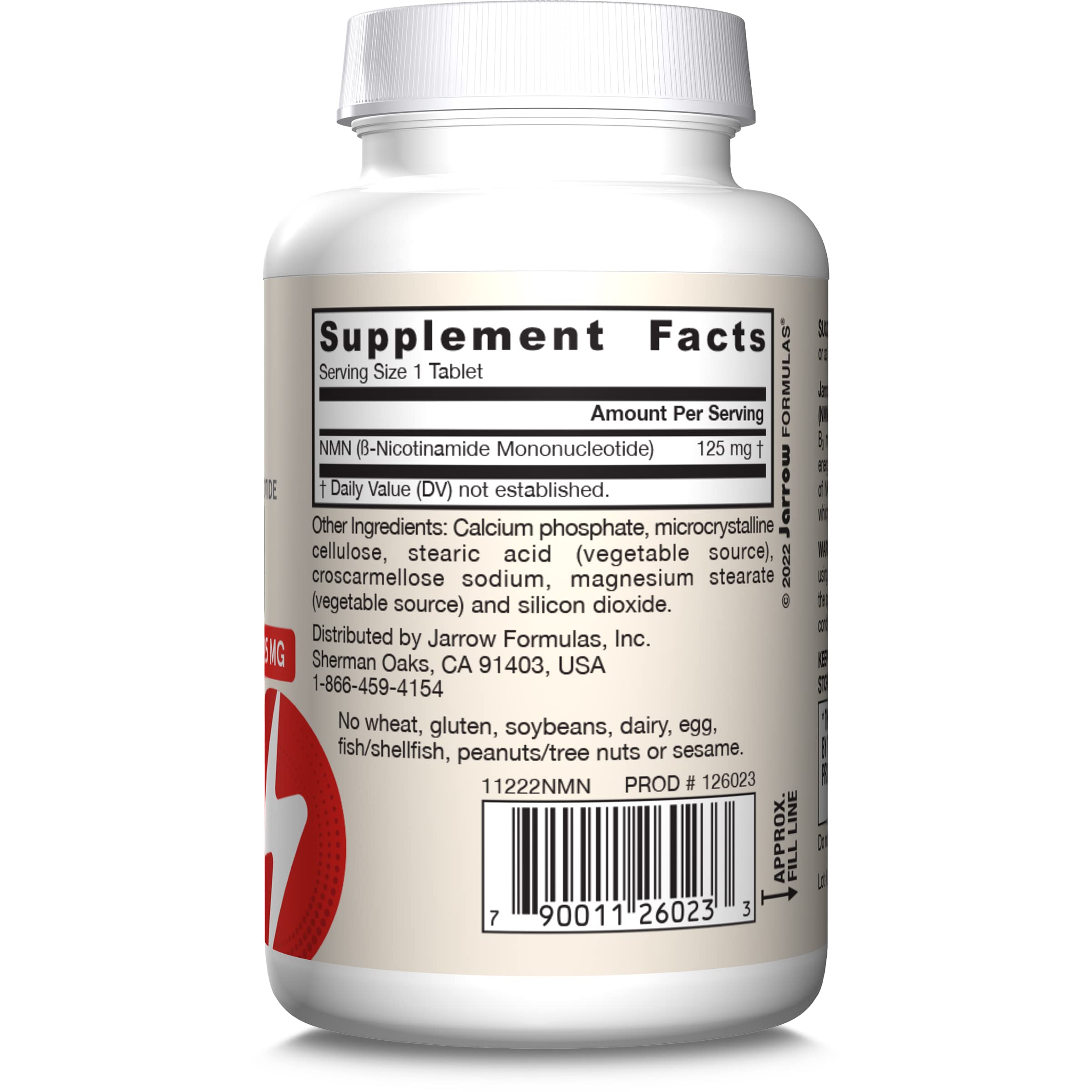 Jarrow Formulas Nicotinamide Mononucleotide (NMN) - 60 Tablets - Supports Energy Production - Dietary Supplement - Vegan, Gluten Free, Non-GMO - 60 Servings (Packaging May Vary) Jarrow Formulas buy supplements canada