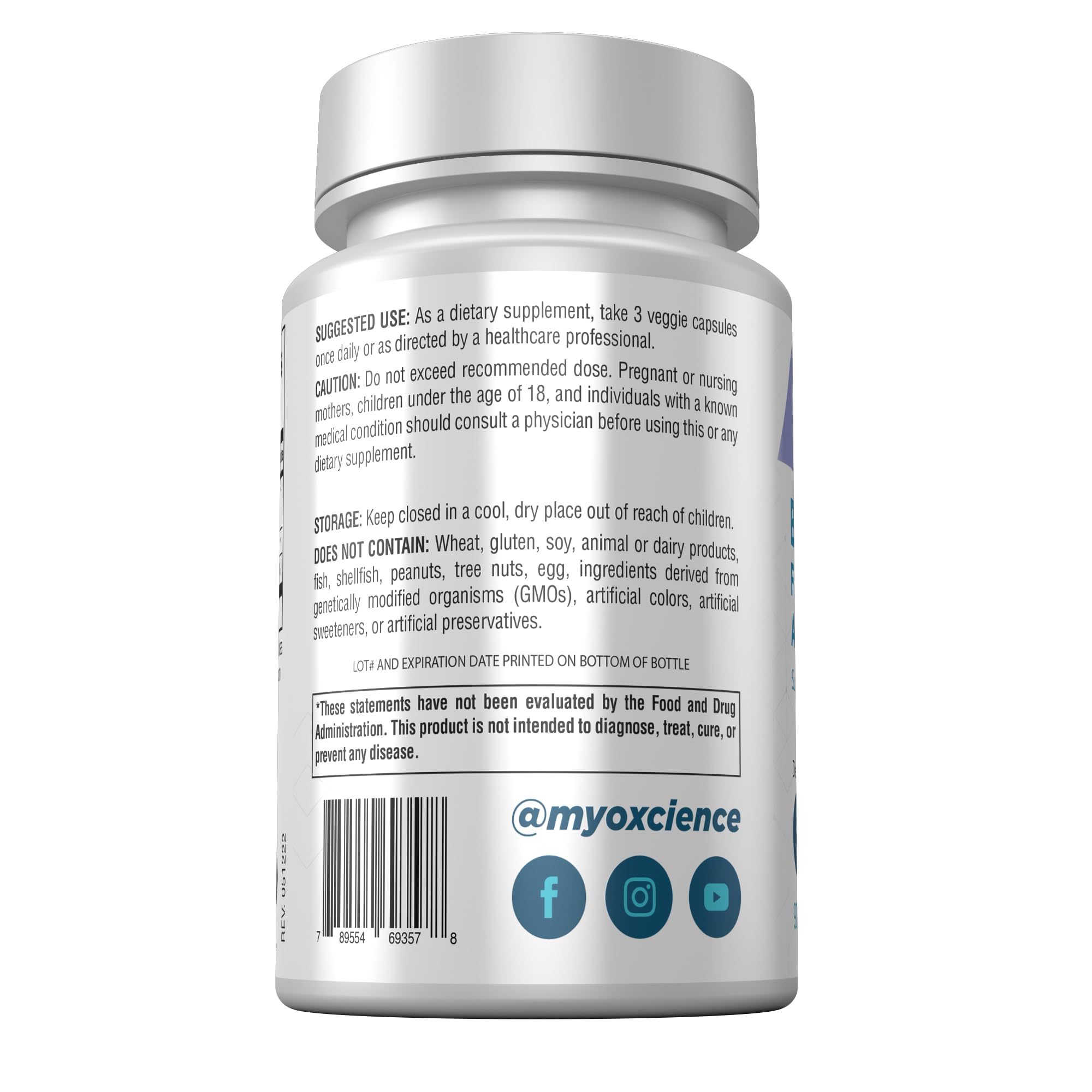 MYOXCIENCE Berberine Fasting Accelerator: Berberine HCL with ALA (Alpha Lipoic Acid) MYOXCIENCE buy supplements canada