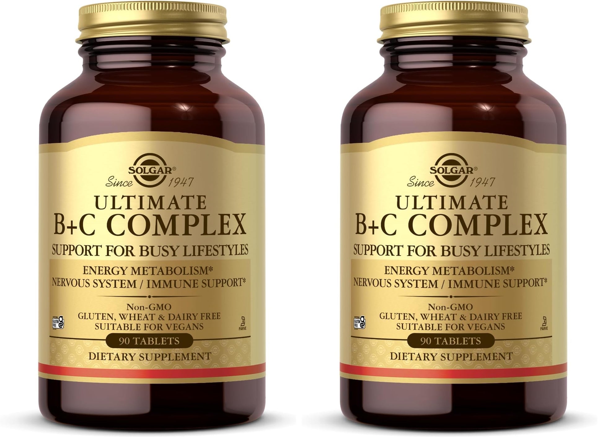 Solgar Ultimate B+C Complex Stress Formula 90 Tablets (Pack of 2) Solgar buy supplements canada