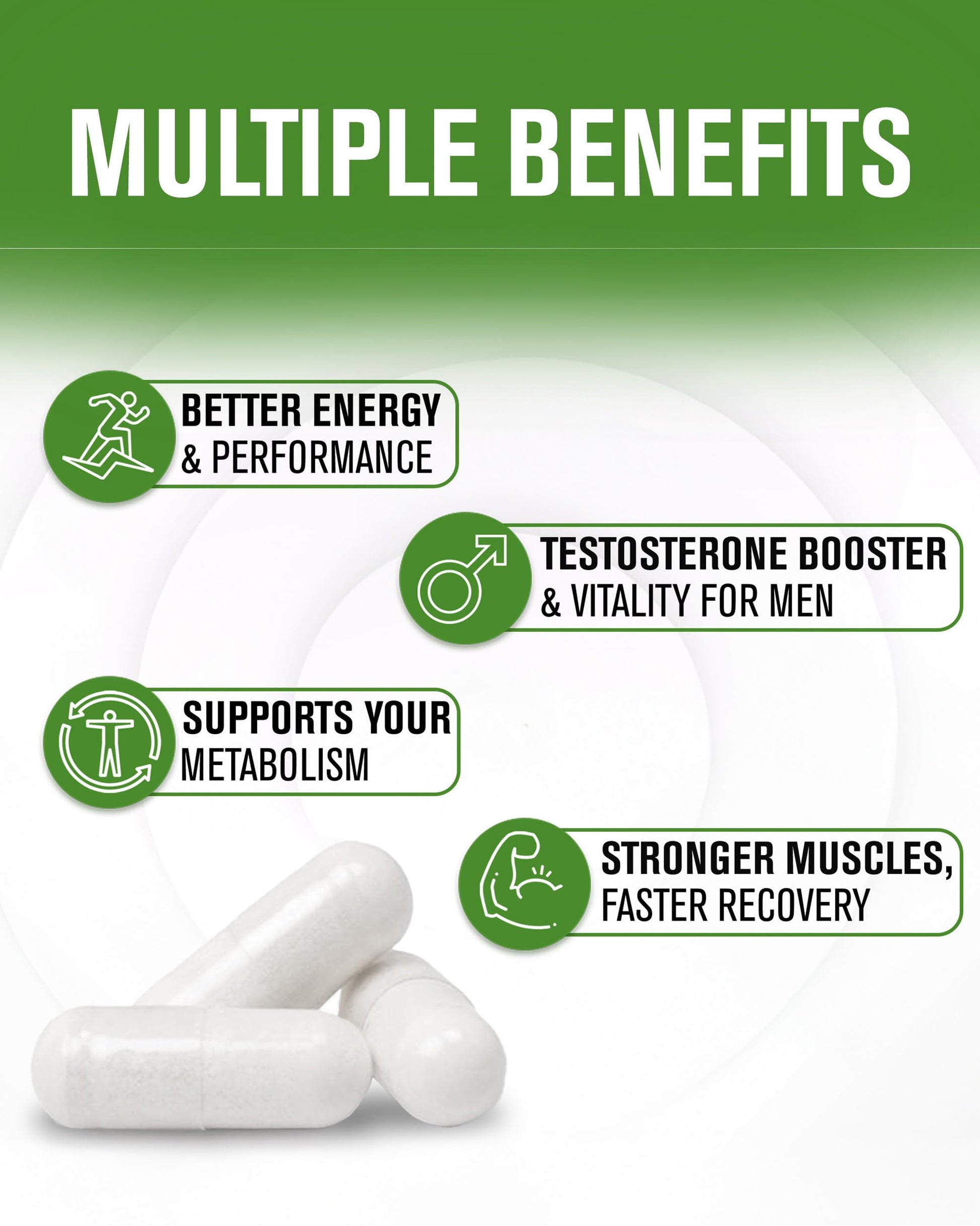 NaturalSlim Natural Booster for Men - Male Enhancing Supplement with Ginkgo Biloba, L Arginine, Zinc, Vitamin B3, & Testofen for Energy, Muscle Builder & Metabolism - 180 Capsules NaturalSlim buy supplements canada