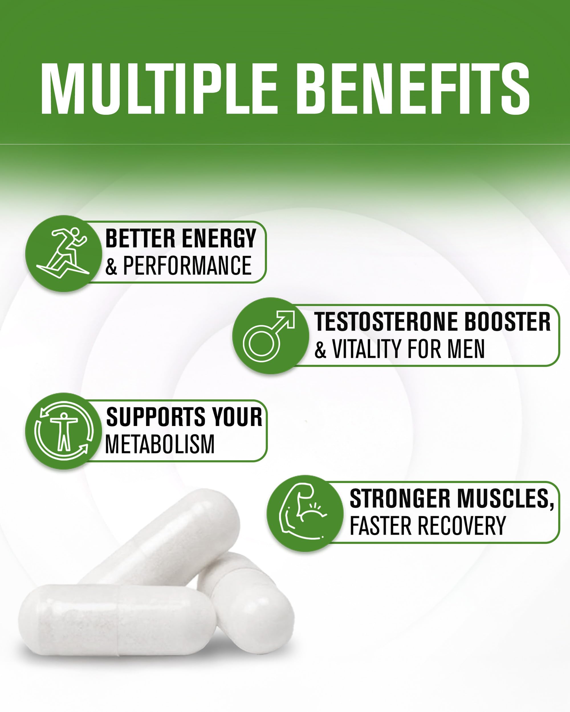 NaturalSlim Natural Booster for Men - Male Enhancing Supplement with Ginkgo Biloba, L Arginine, Zinc, Vitamin B3, & Testofen for Energy, Muscle Builder & Metabolism - 180 Capsules NaturalSlim buy supplements canada