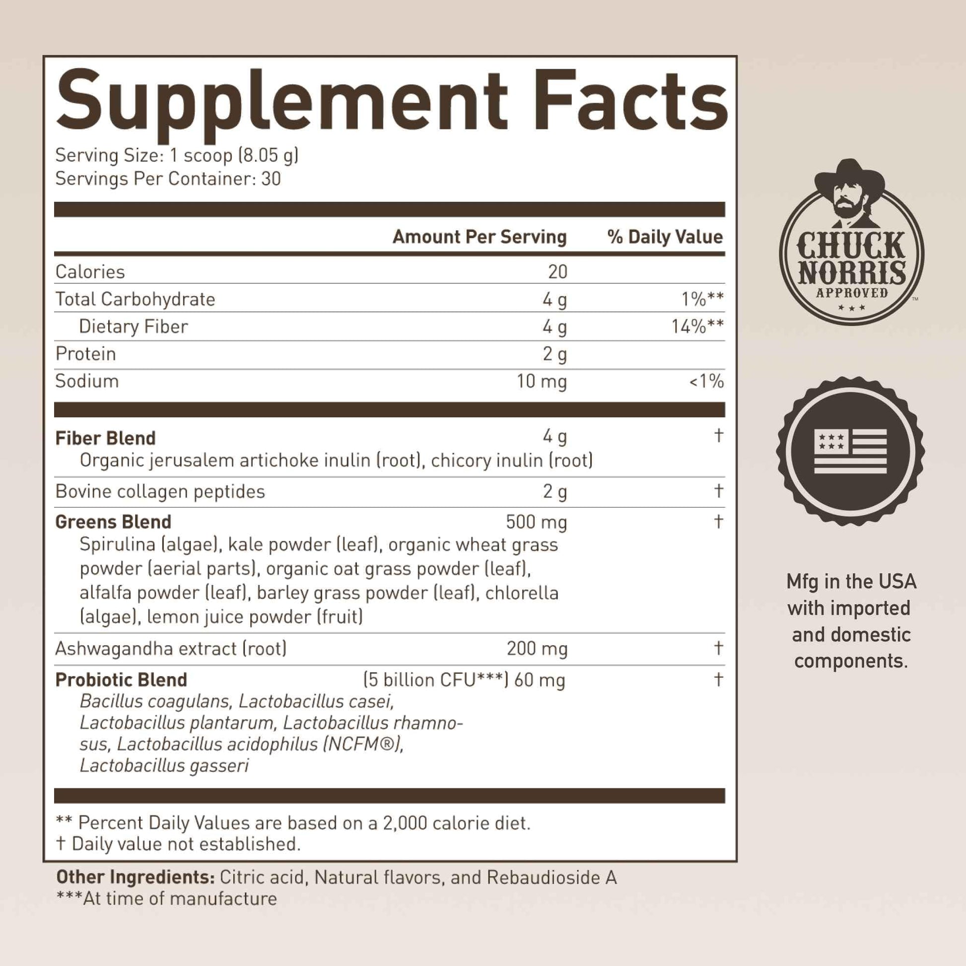 ROUNDHOUSE PROVISION Morning Kick, Powder Supplement for Healthy Digestion, Energy Levels, and Overall Wellness, 30 Servings (9.1 Ounce (Pack of 1), Watermelon Mint) ROUNDHOUSE PROVISION buy supplements canada