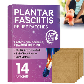 Mosconly Plantar Fasciitis Relief 14 Pcs, Natural Heel Discomfort Relief for Plantar Fasciitis, 12 Hour Maximum Strength Deep Hot, Soothing of Joint Soreness for Heel Discomfort Mosconly buy supplements canada