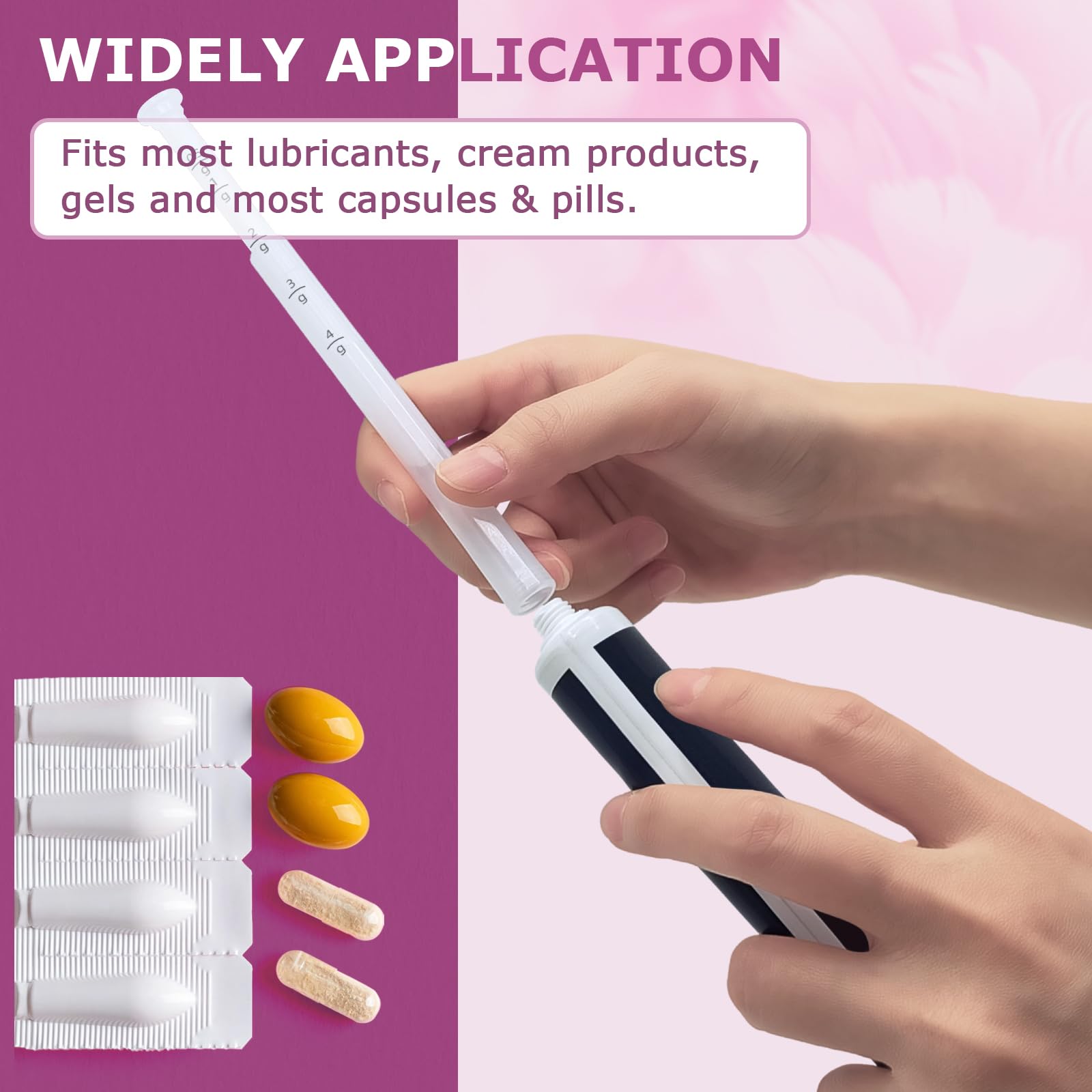 Nieteyrue Plastic Vaginial Cream Applicators (60 Packs) 2024 New Dosage Markings Individually Nieteyrue buy supplements canada