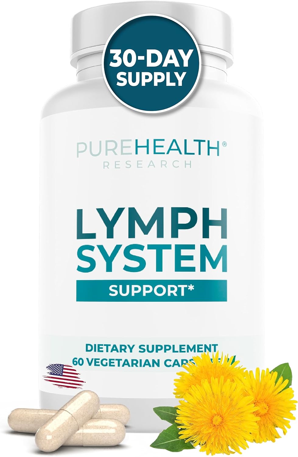 PUREHEALTH RESEARCH Lymph System Support Supplement - Lymphatic PUREHEALTH RESEARCH Store buy supplements canada